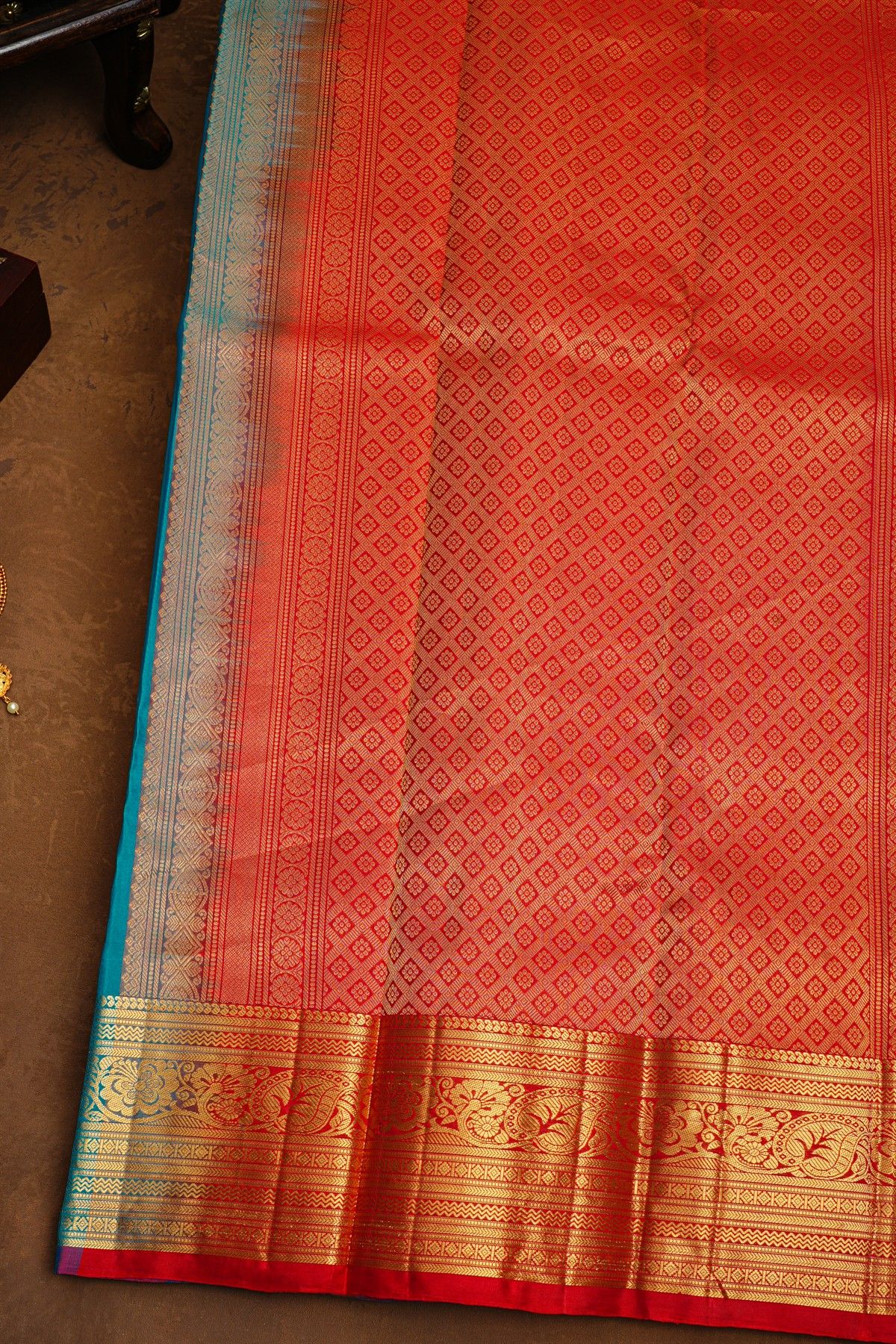 Coimbatore Soft Silk Sky Blue Saree