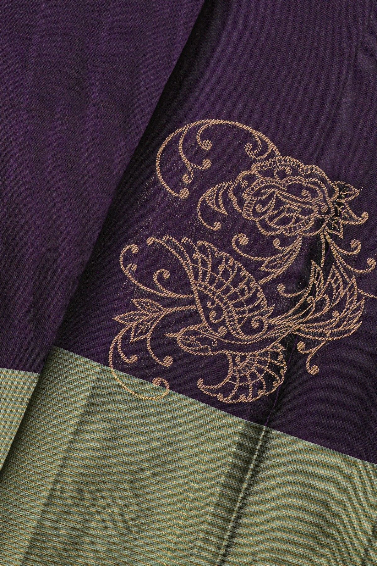 Coimbatore Soft Silk Navy Blue Saree