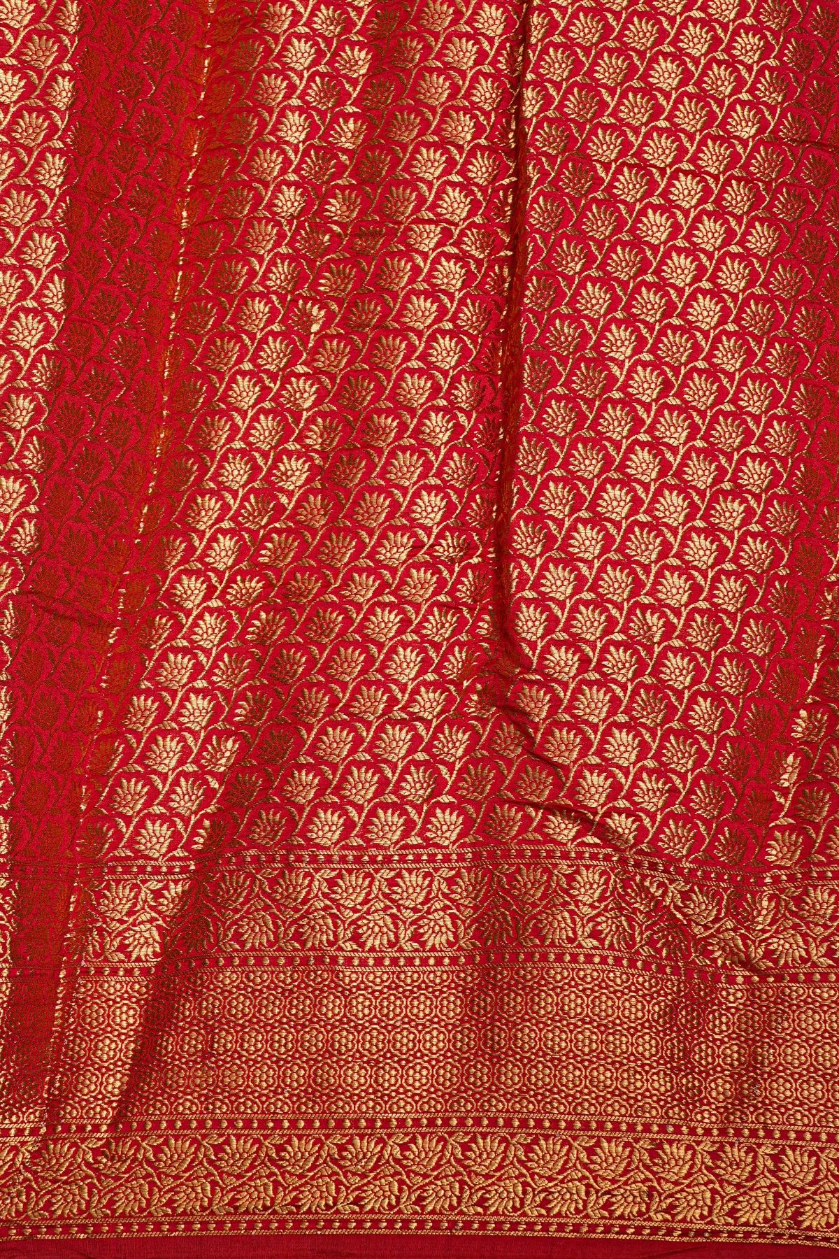 Bandhani Silk Orange Saree