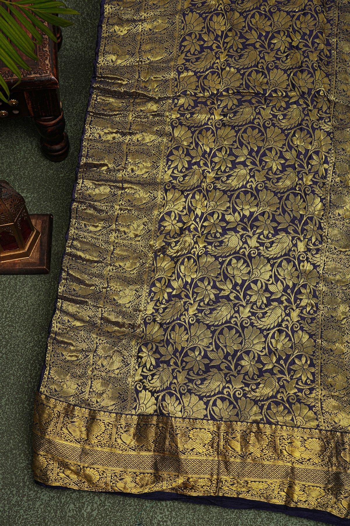 Bandhani Silk Grey Saree