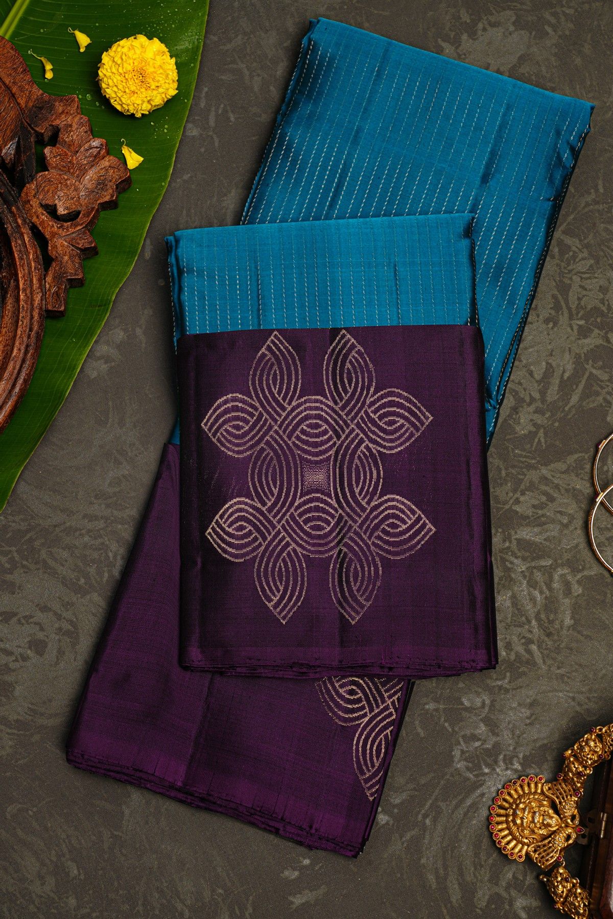 Coimbatore Soft Silk Blue Saree