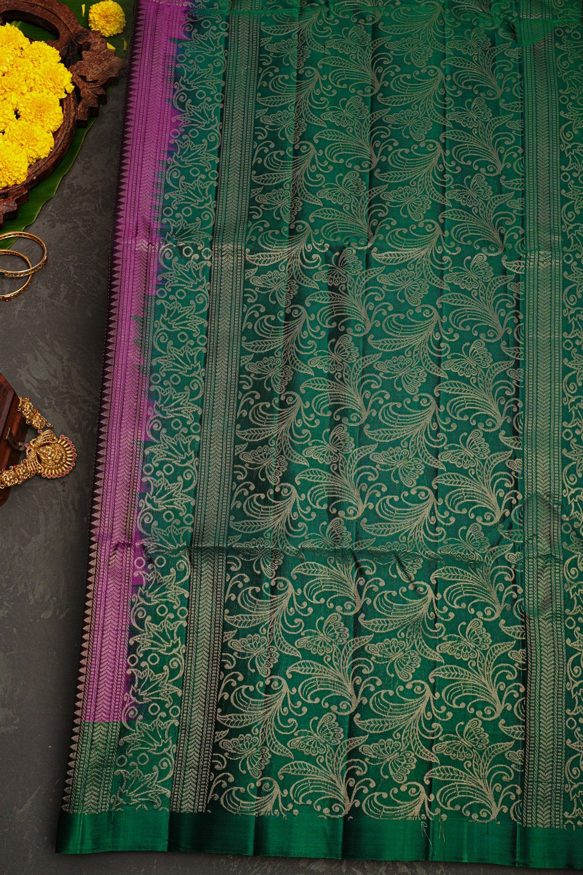 Coimbatore Soft Silk Violet Saree