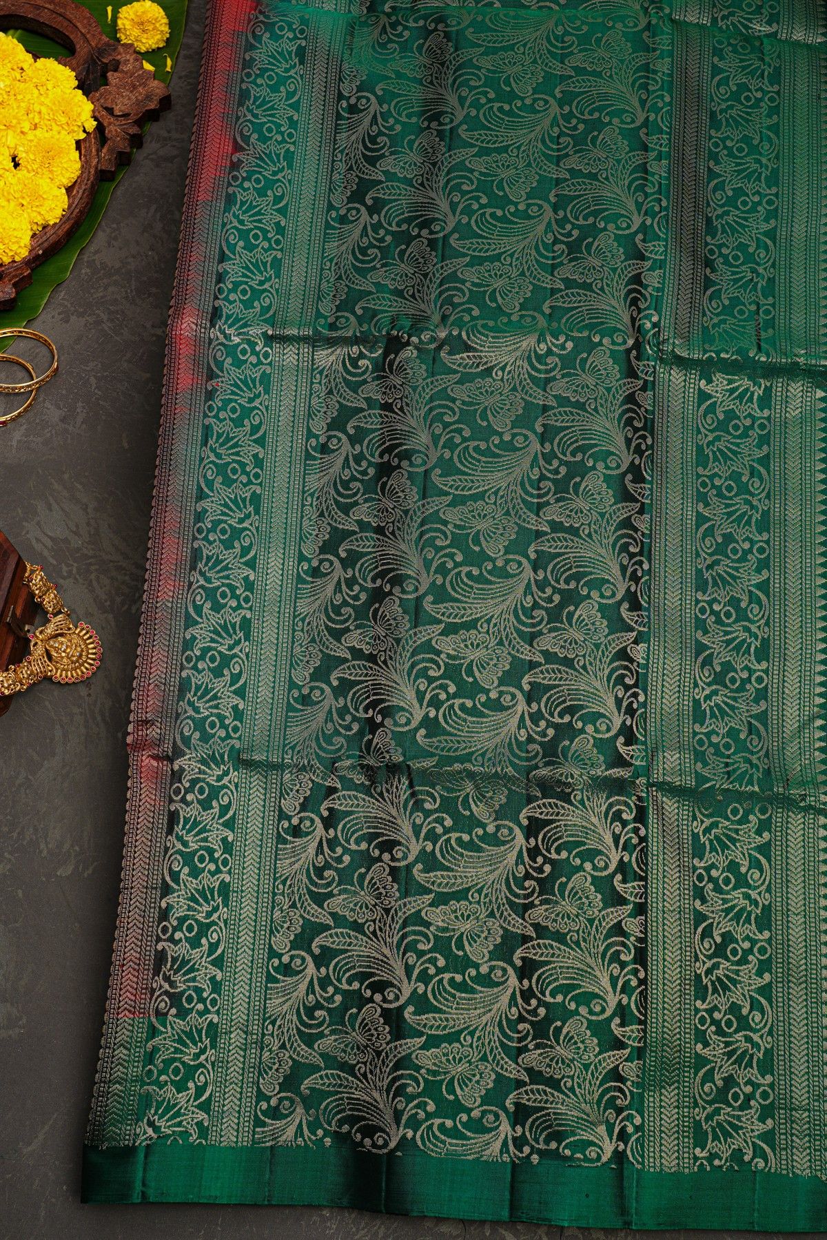 Coimbatore Soft Silk Maroon Saree