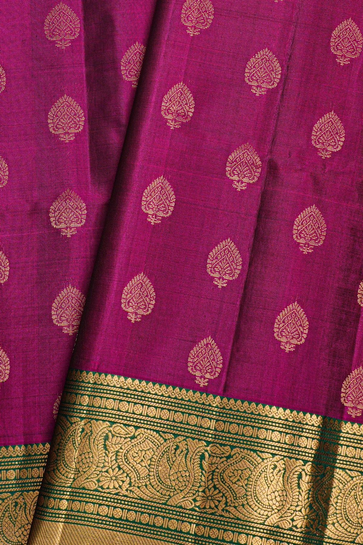 Coimbatore Soft Silk Magenta Saree