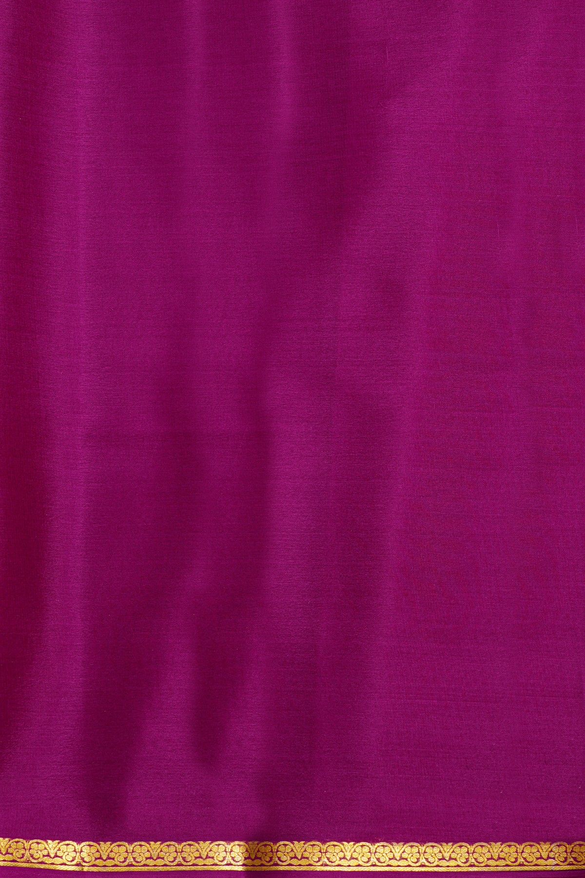 Mysore Crepe Mehendi Green Saree