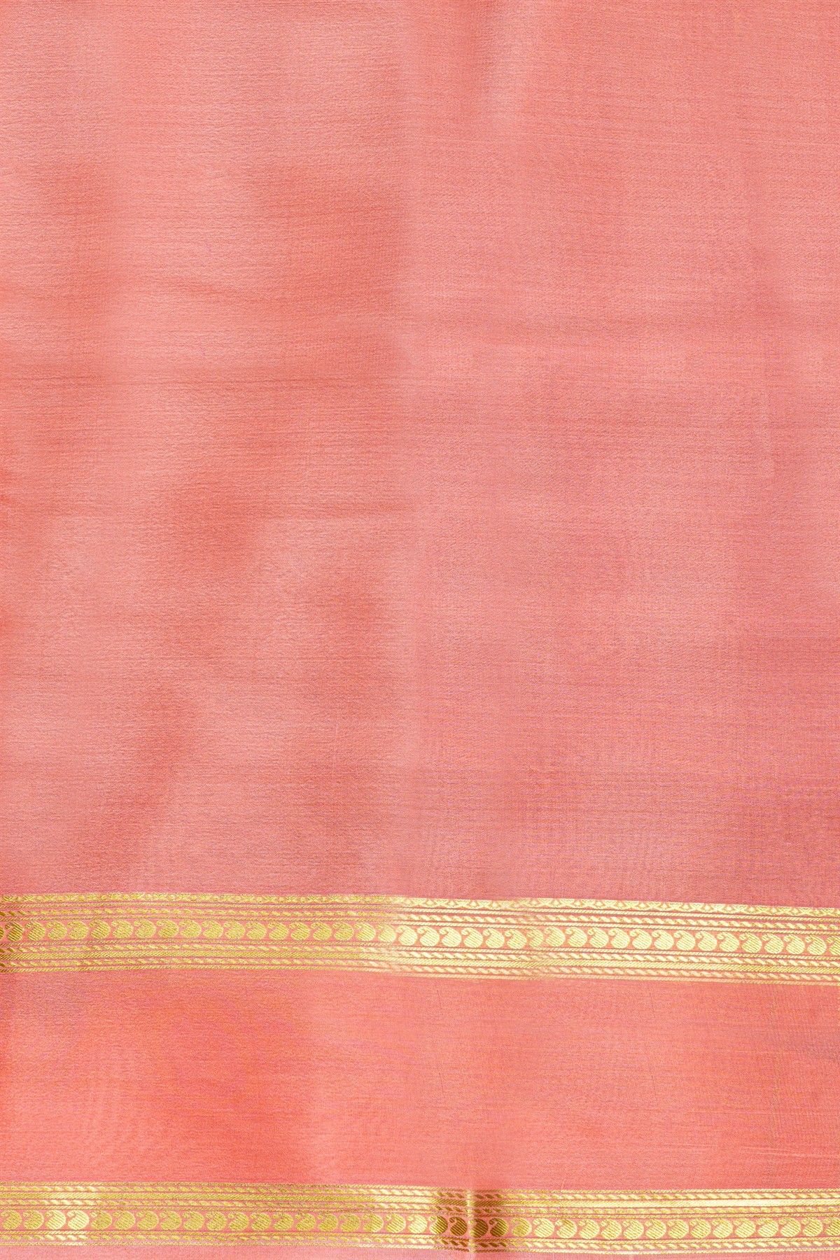 Mysore Crepe Bottle Green Saree