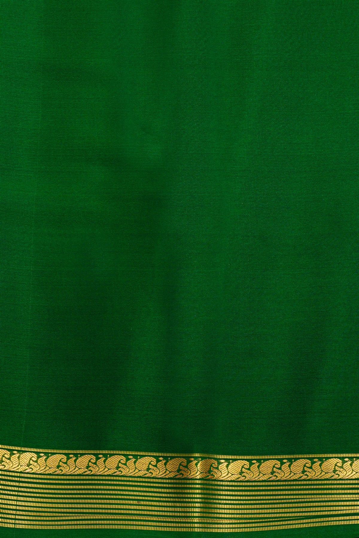 Mysore Crepe Red Saree