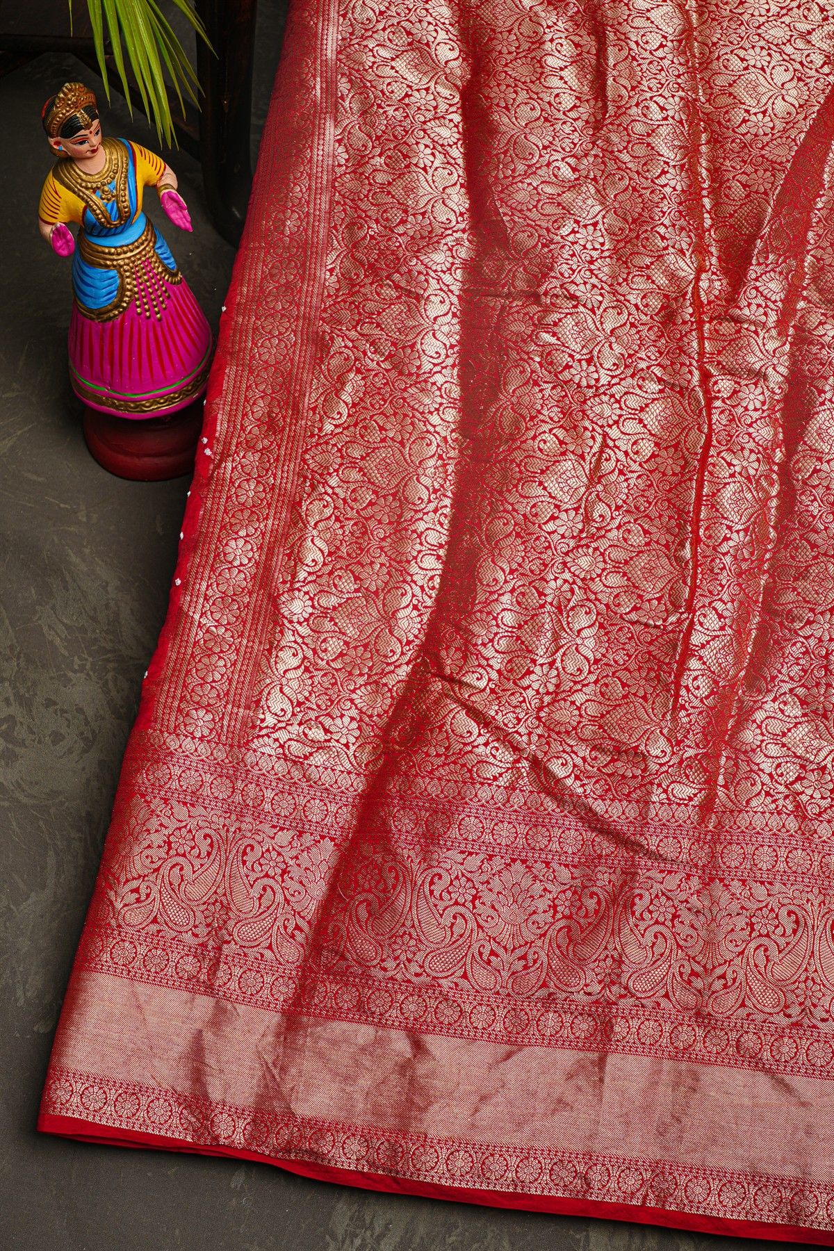 Bandhani Silk Pink Saree