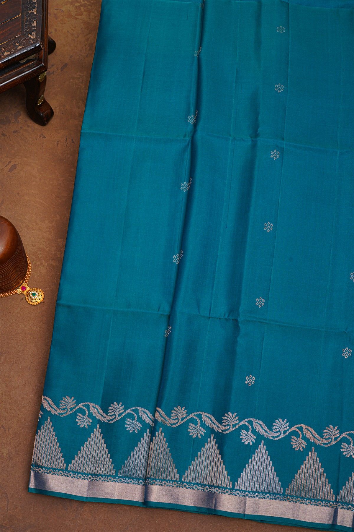 Coimbatore Soft Silk Blue Saree