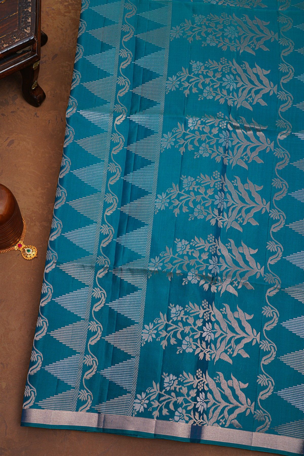 Coimbatore Soft Silk Blue Saree