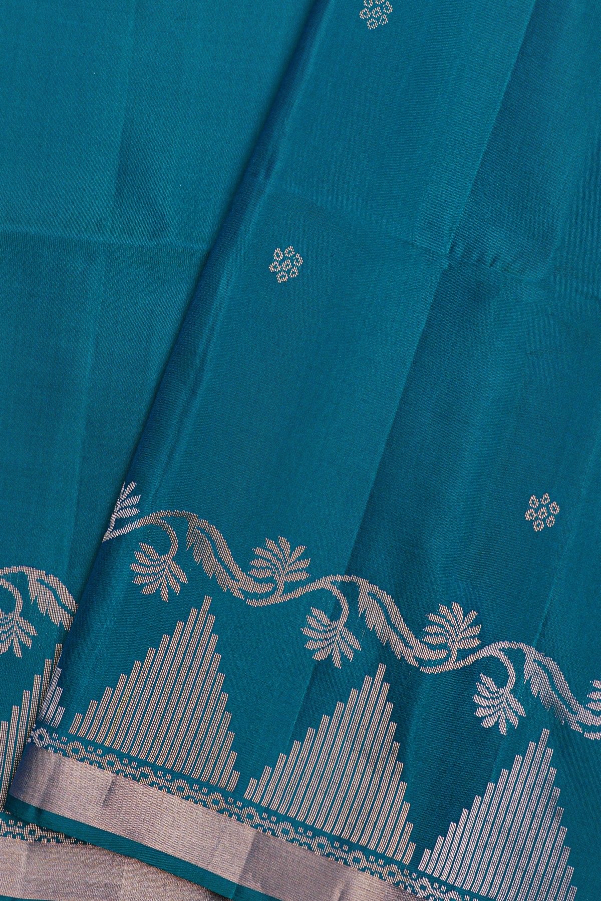 Coimbatore Soft Silk Blue Saree
