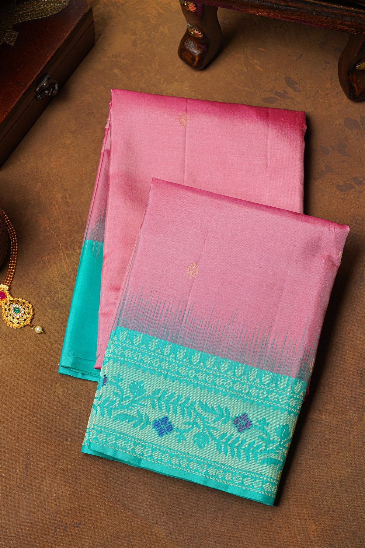 Coimbatore Soft Silk Baby Pink Saree
