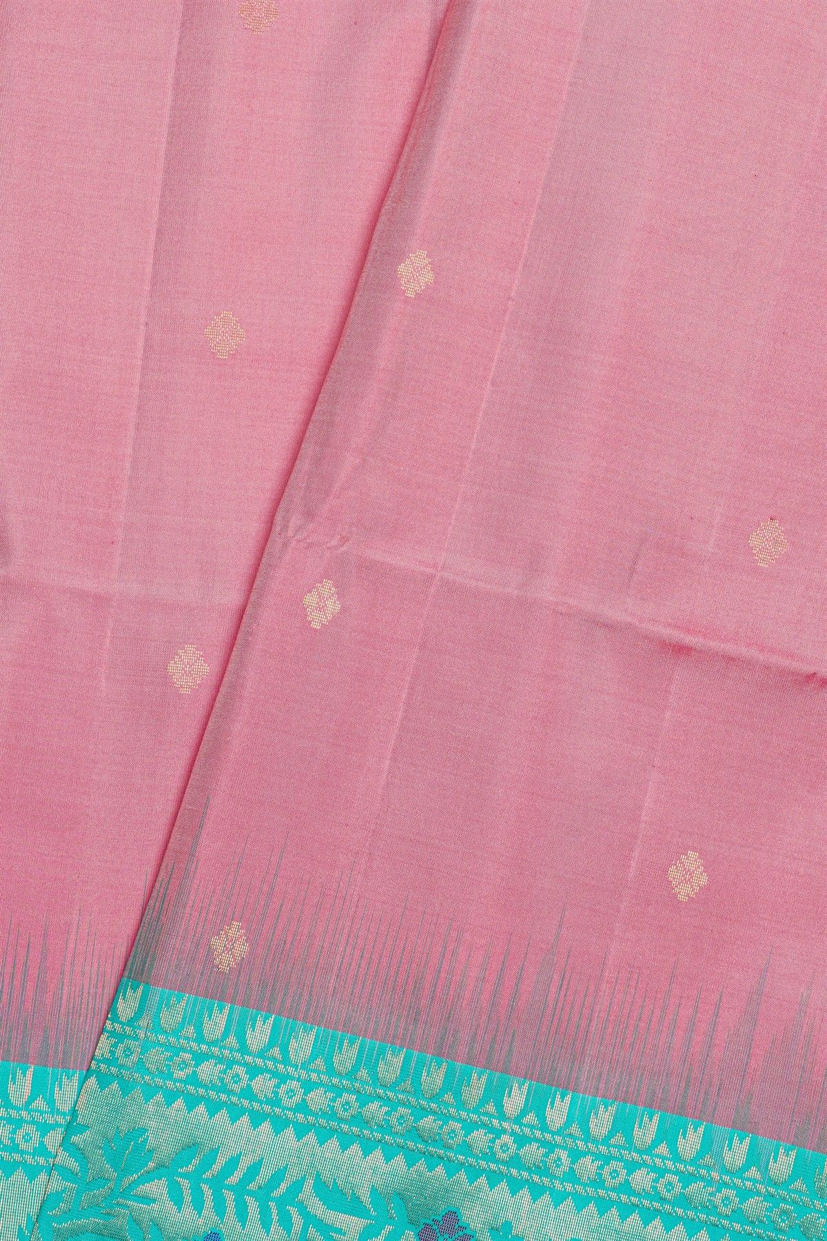 Coimbatore Soft Silk Baby Pink Saree