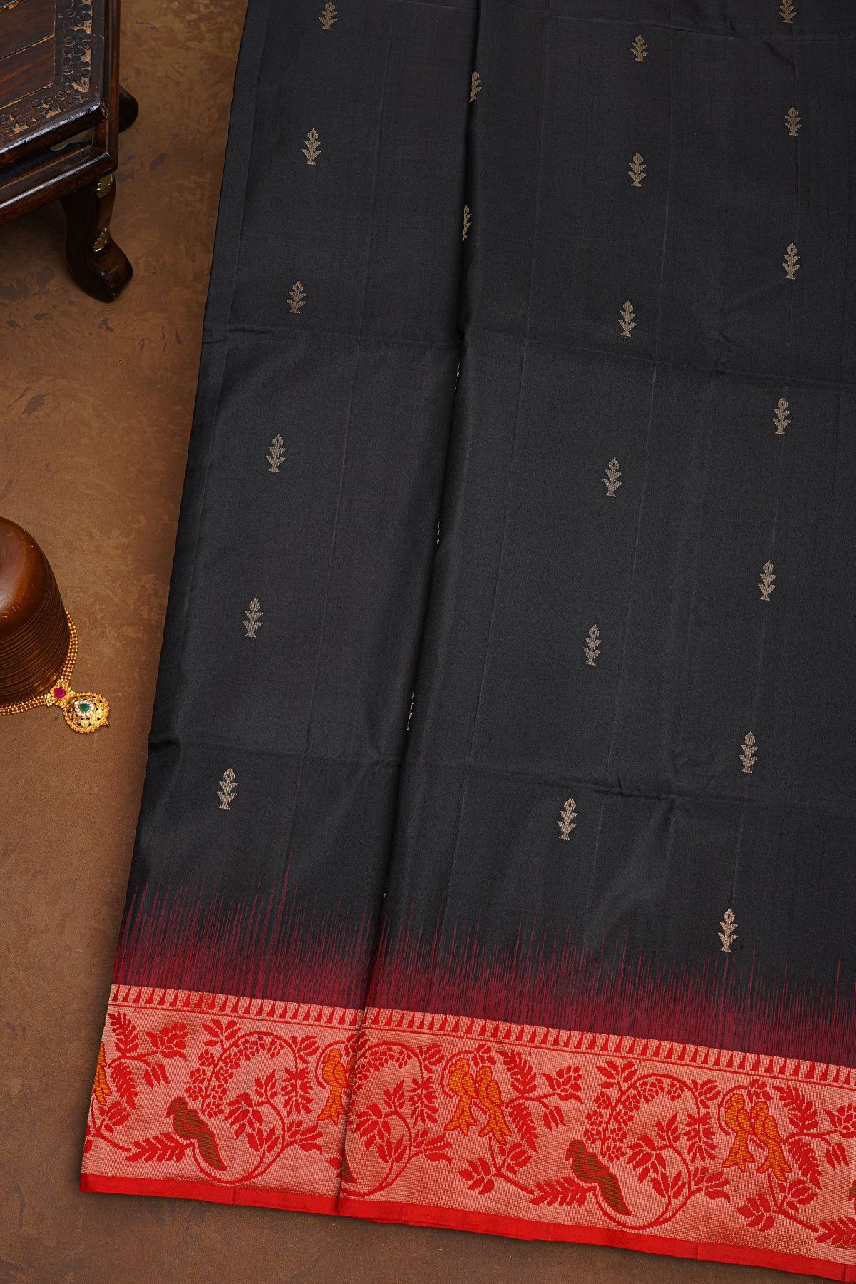 Coimbatore Soft Silk Black Saree