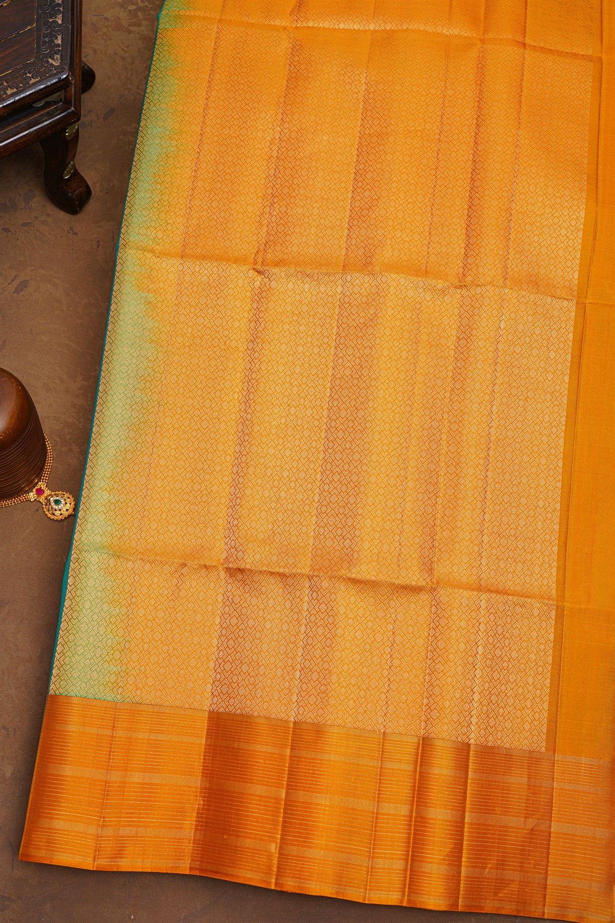 Coimbatore Soft Silk Sea Green Saree