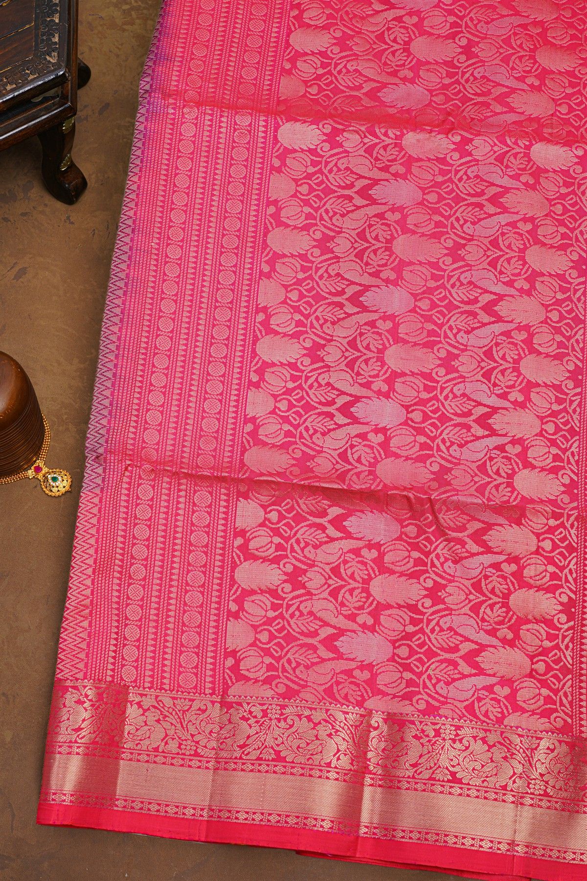 Coimbatore Soft Silk Navy Blue Saree