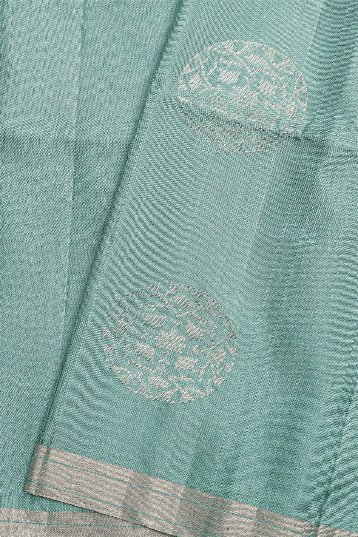Coimbatore Soft Silk Sea Blue Saree