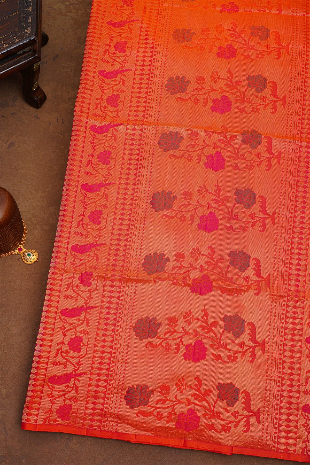 Coimbatore Soft Silk Off White Saree