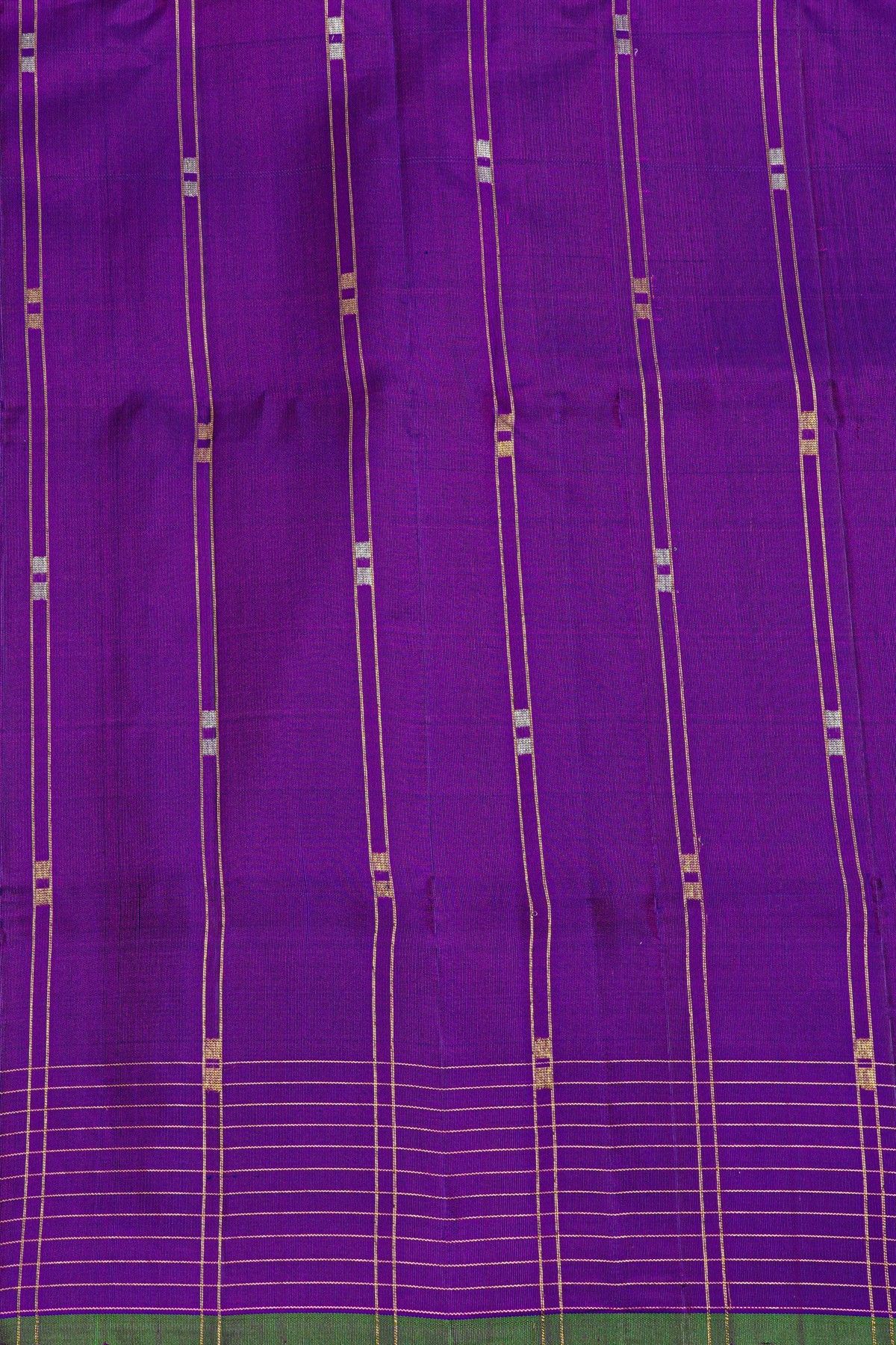 Gadwal Silk Purple Saree