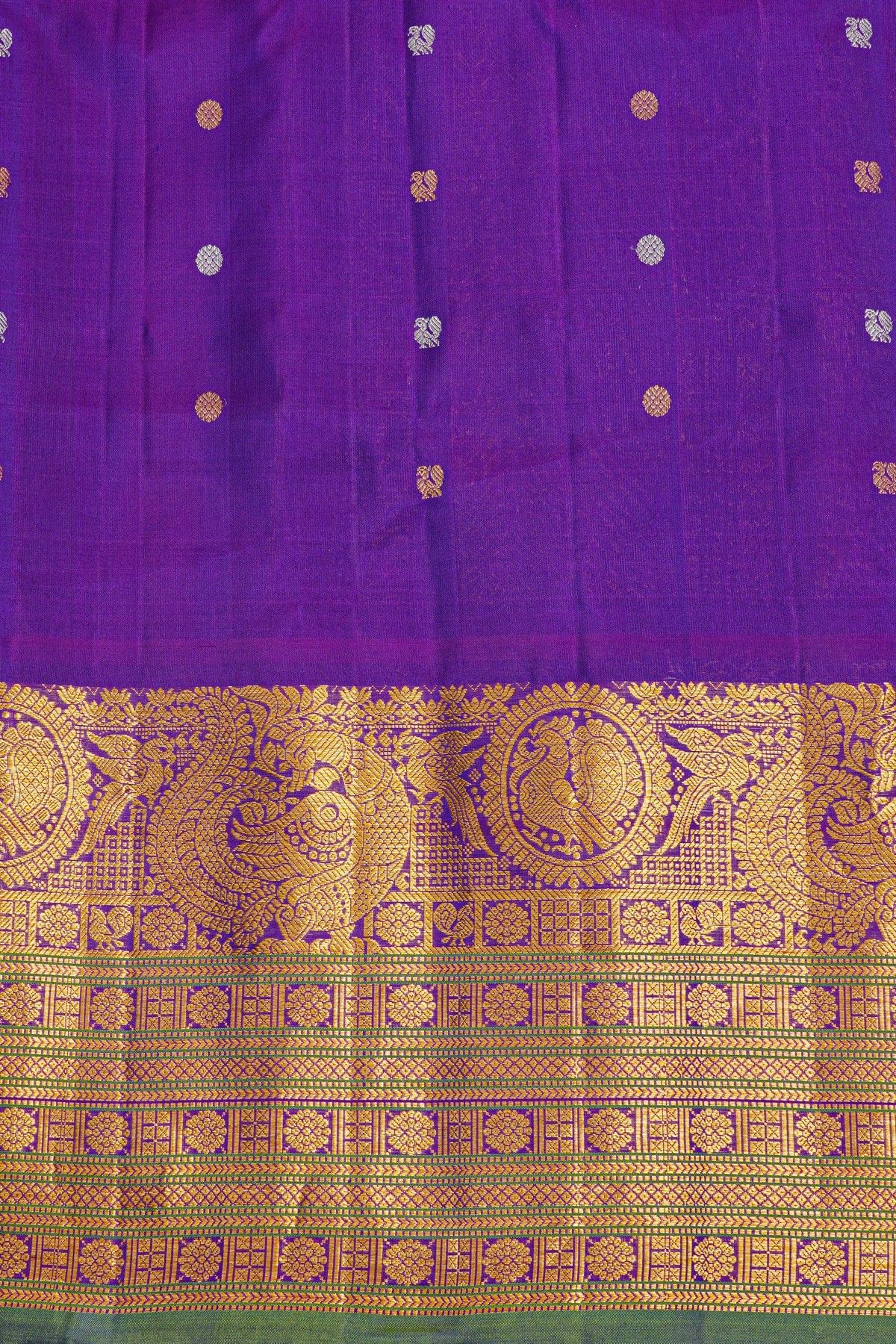 Gadwal Silk Pink Saree
