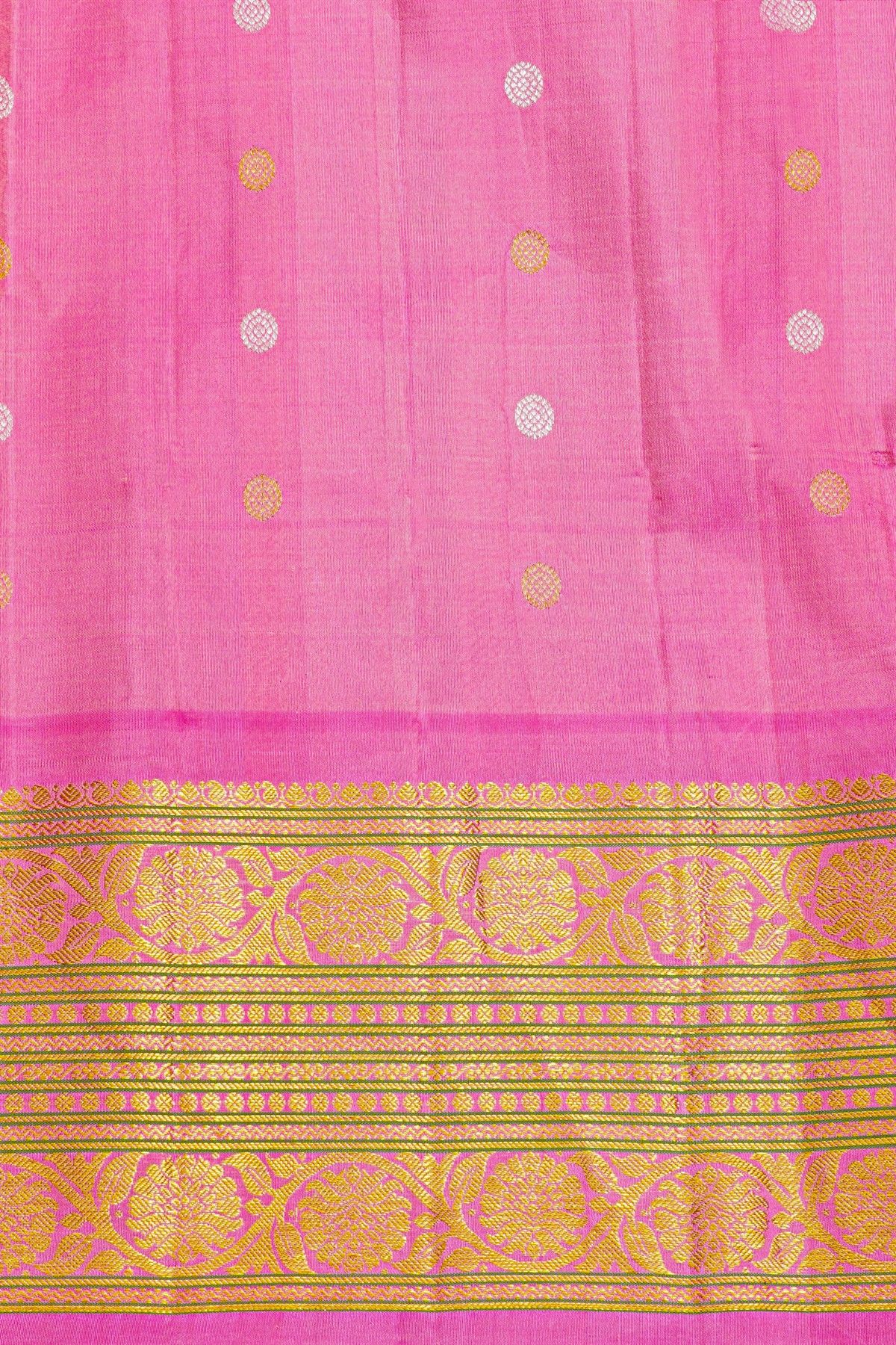Gadwal Silk Red Saree