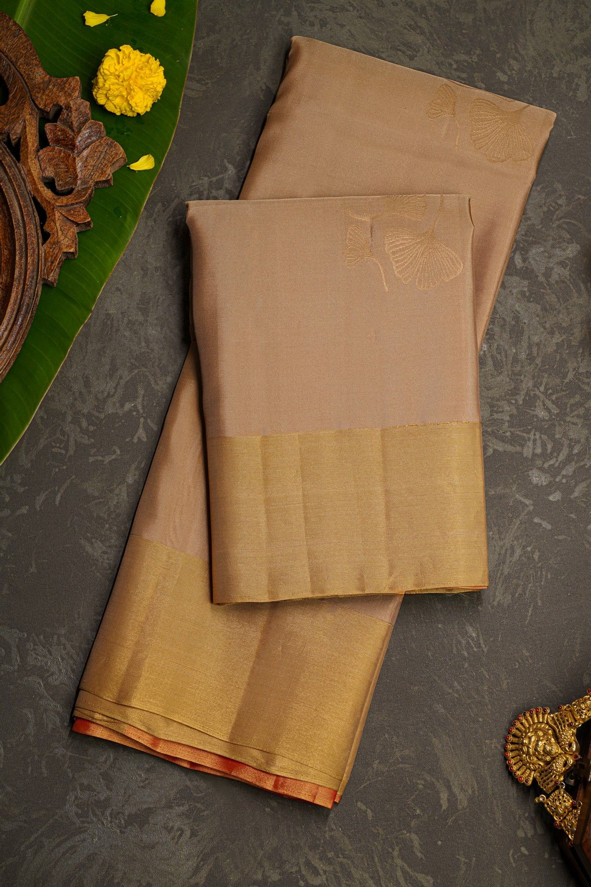 Coimbatore Soft Silk Brown Saree