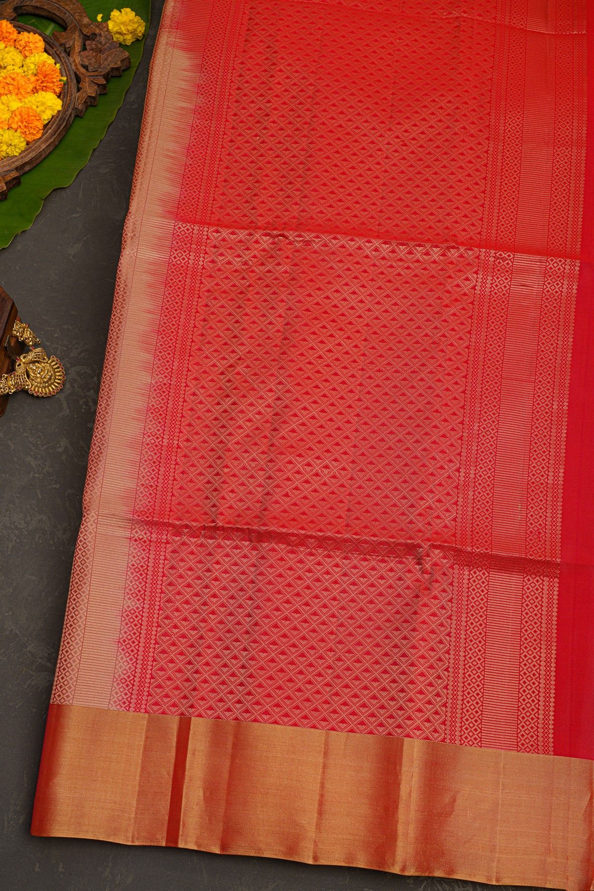 Coimbatore Soft Silk Brown Saree