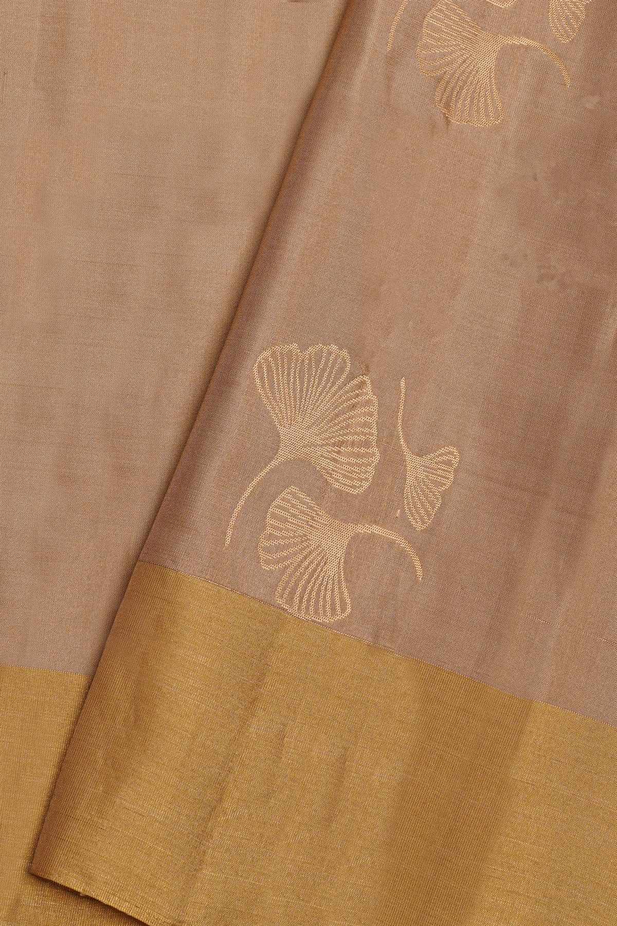 Coimbatore Soft Silk Brown Saree