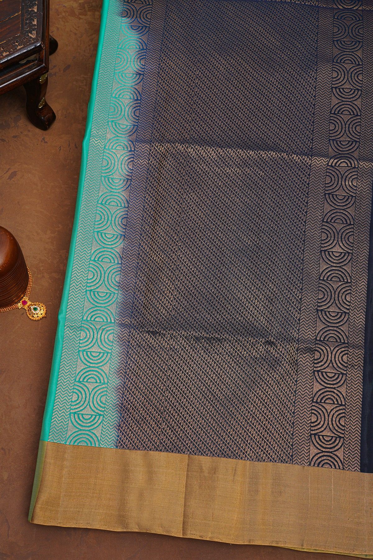 Coimbatore Soft Silk Sky Blue Saree