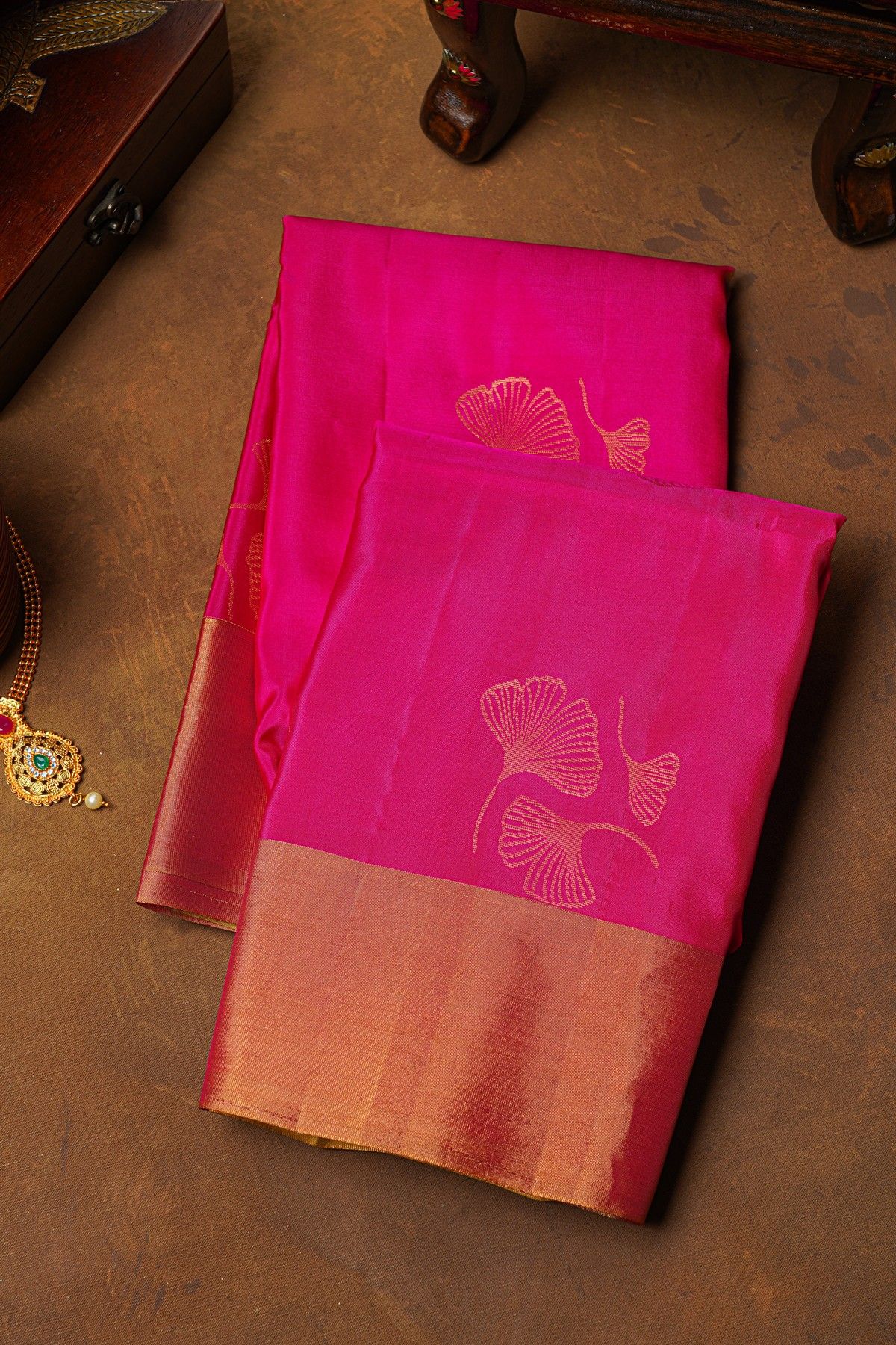 Coimbatore Soft Silk Pink Saree