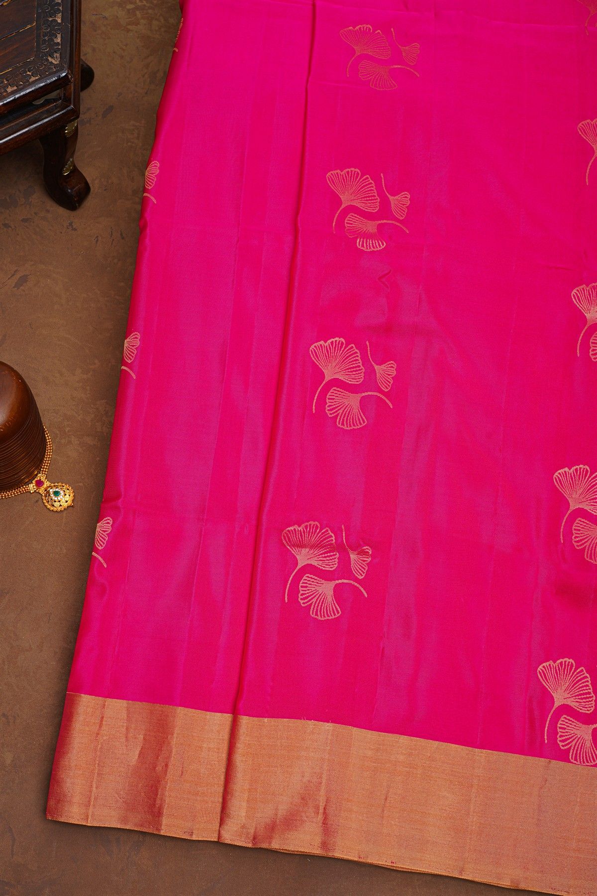 Coimbatore Soft Silk Pink Saree