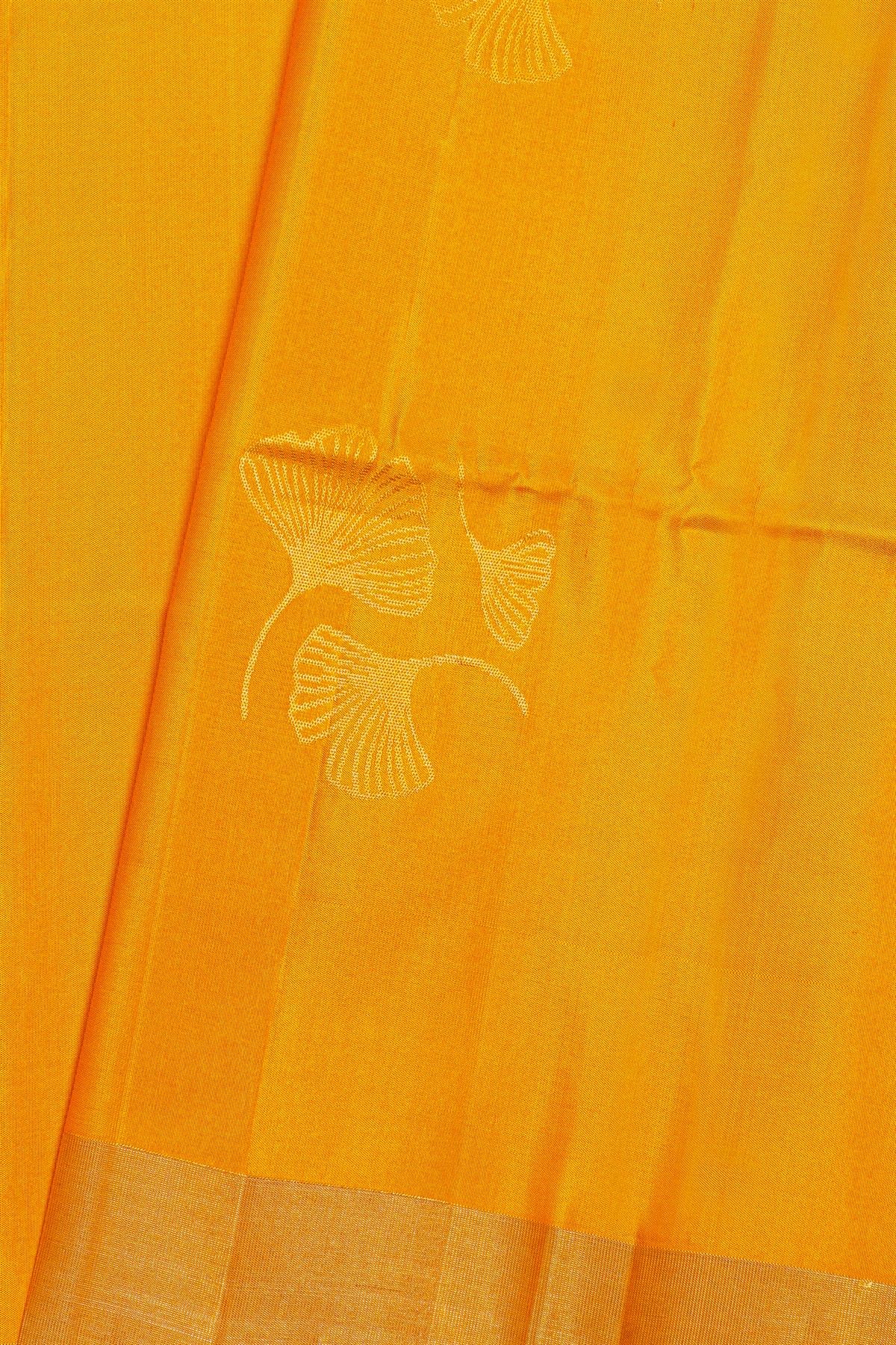 Coimbatore Soft Silk Mustard Saree