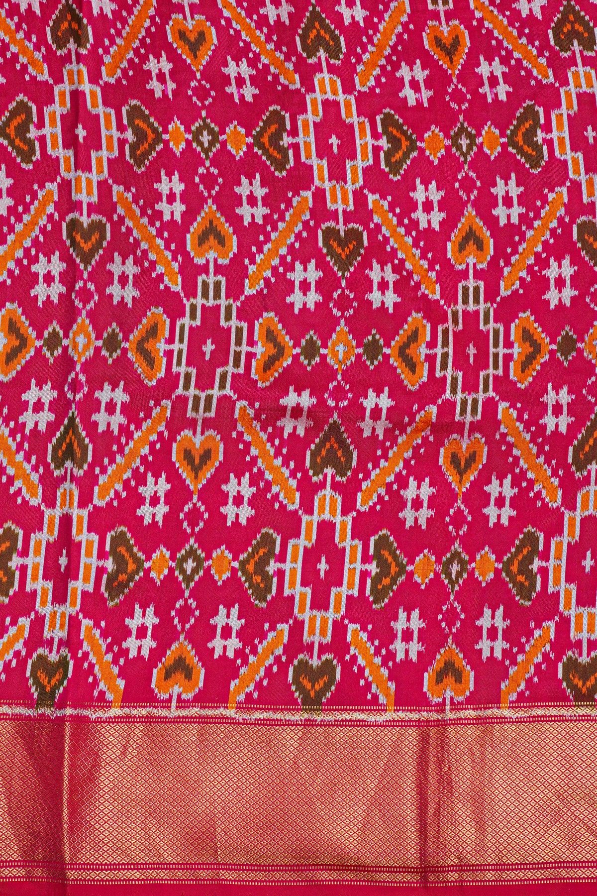 Fusion Silk Navy Blue Saree