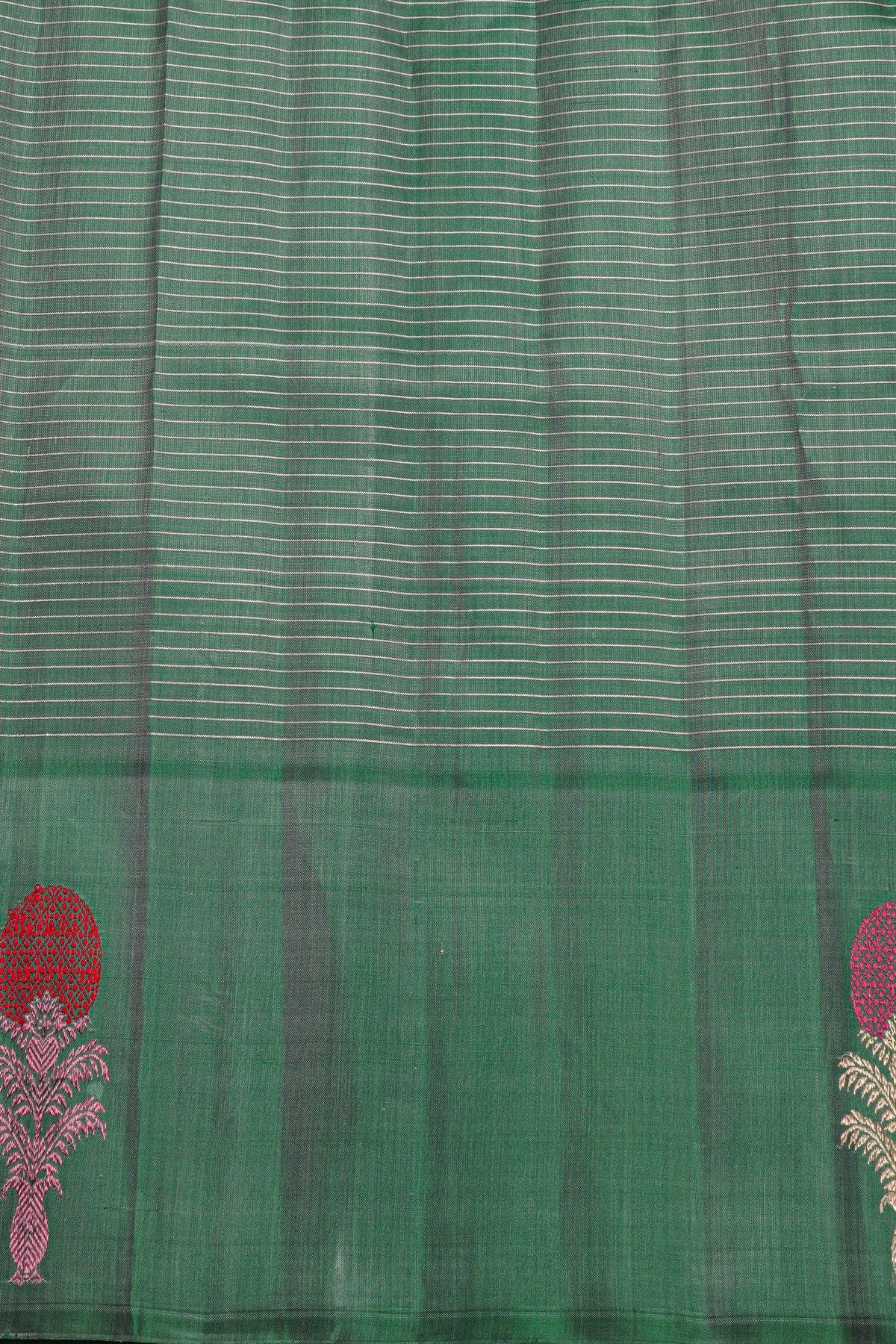 Gadwal Silk Sea Green Saree