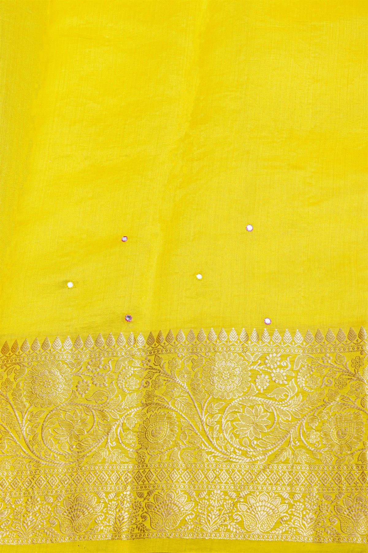 Fancy Organza Pink Saree