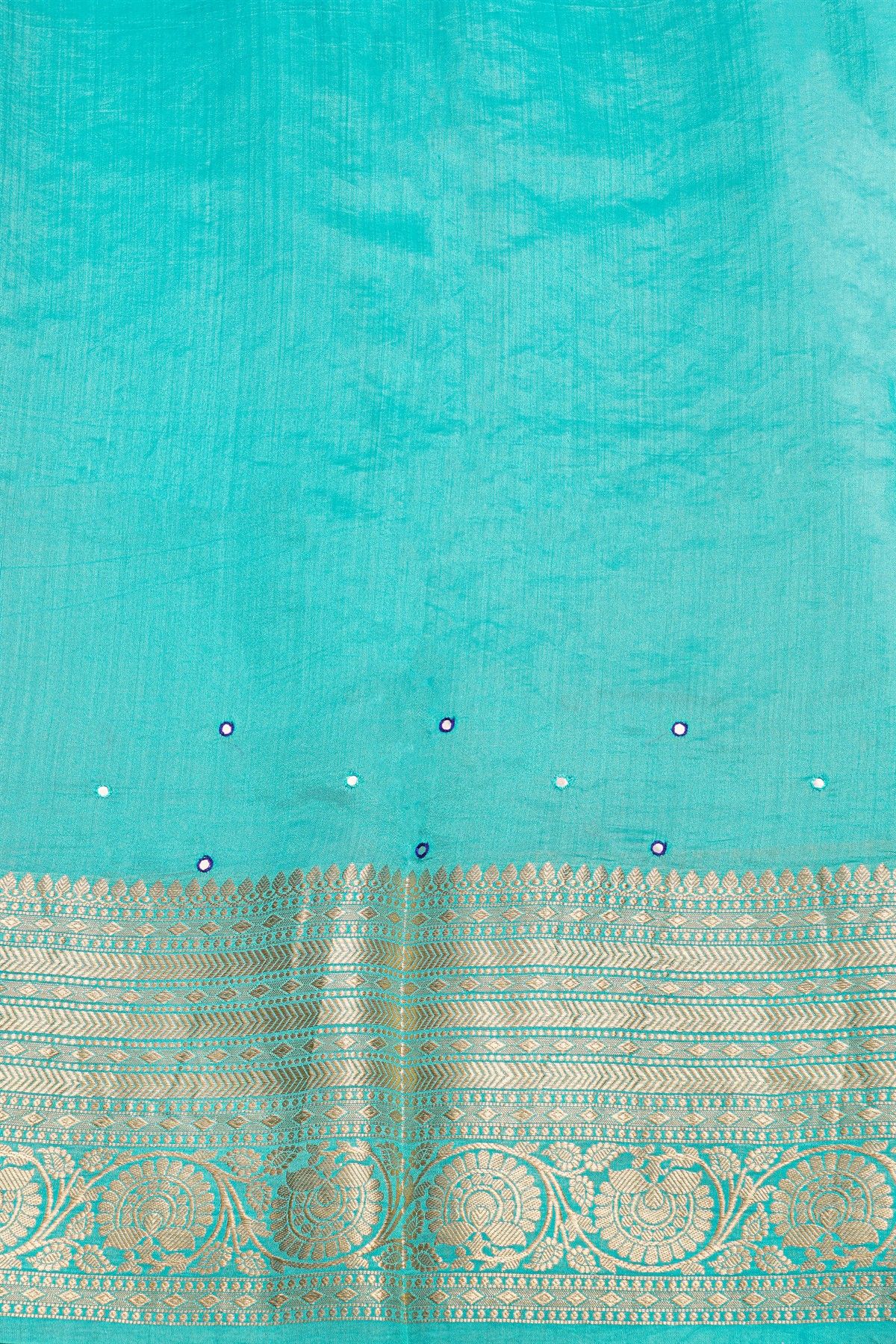 Fancy Organza Royal Blue Saree