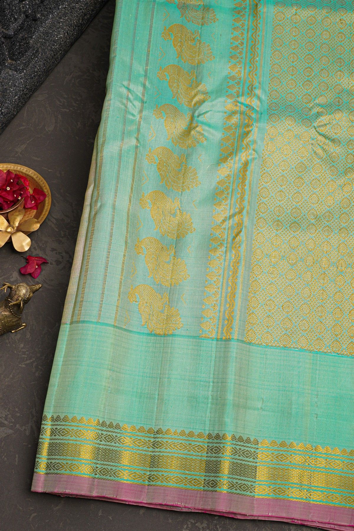 Gadwal Silk Lavender Saree