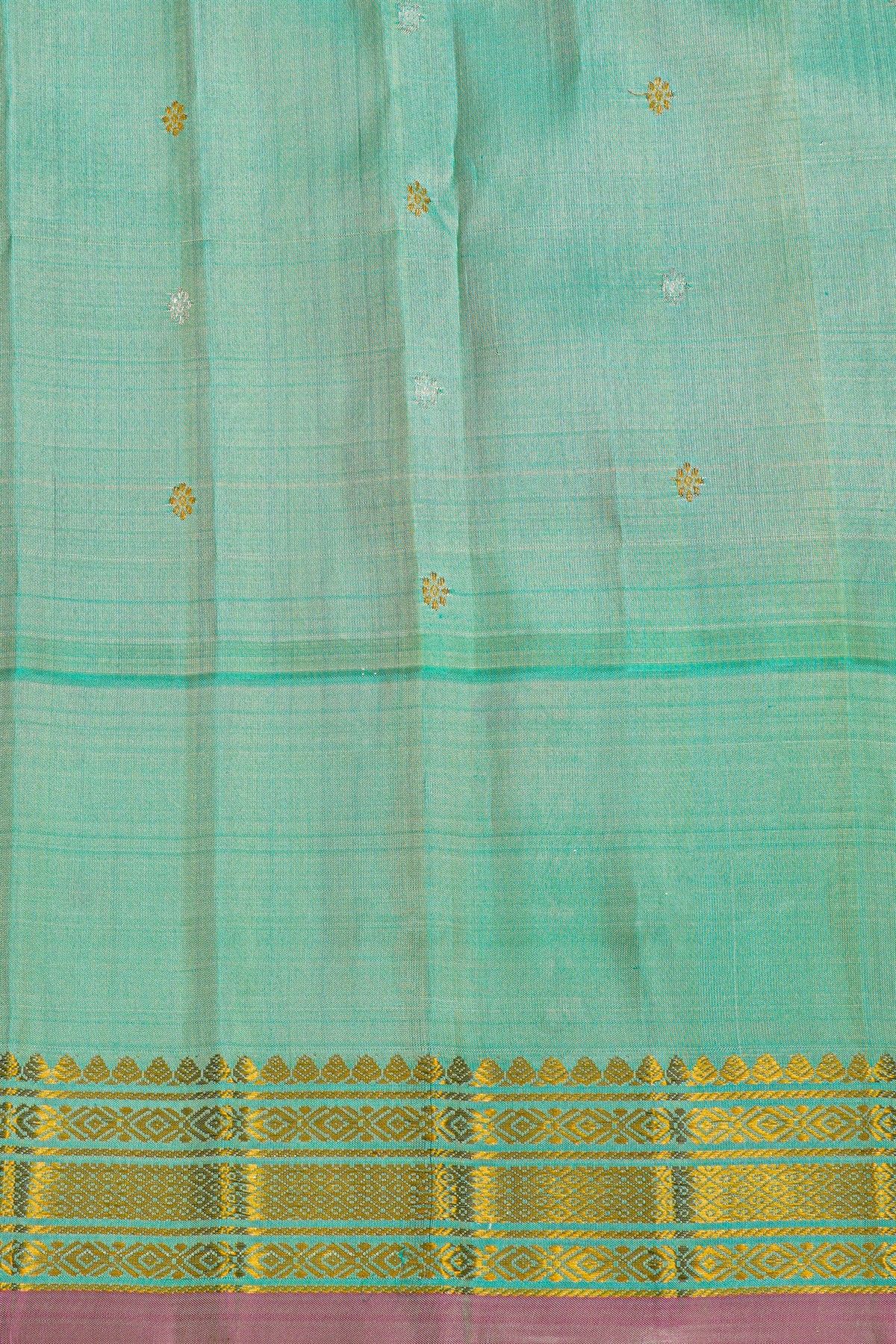 Gadwal Silk Lavender Saree