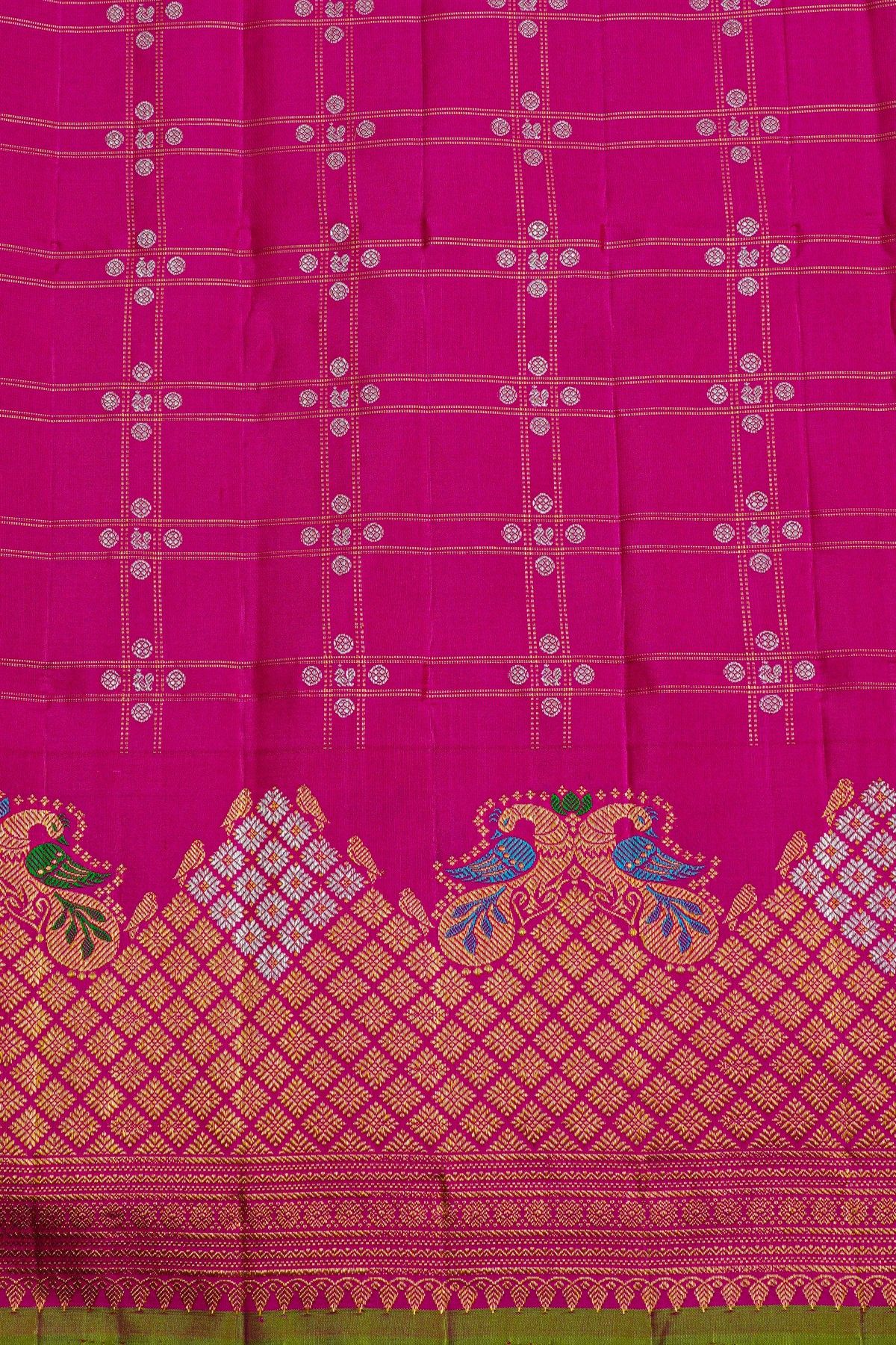 Gadwal Silk Purple Saree