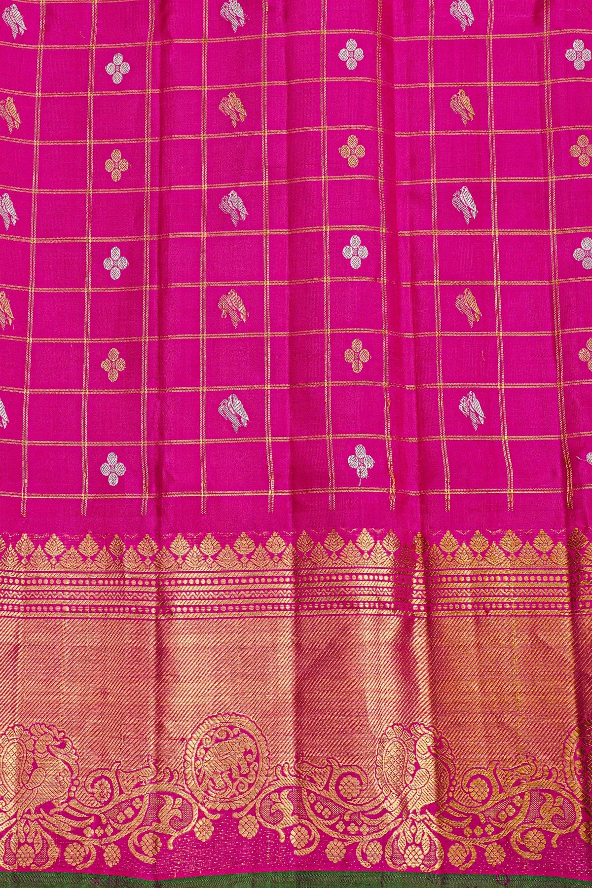 Gadwal Silk Purple Saree