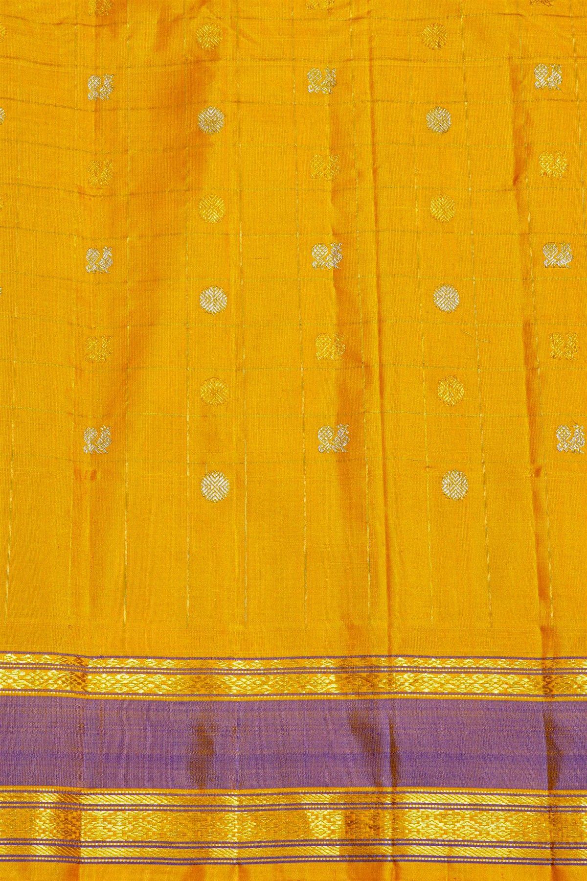 Gadwal Silk Dark Borwn Saree