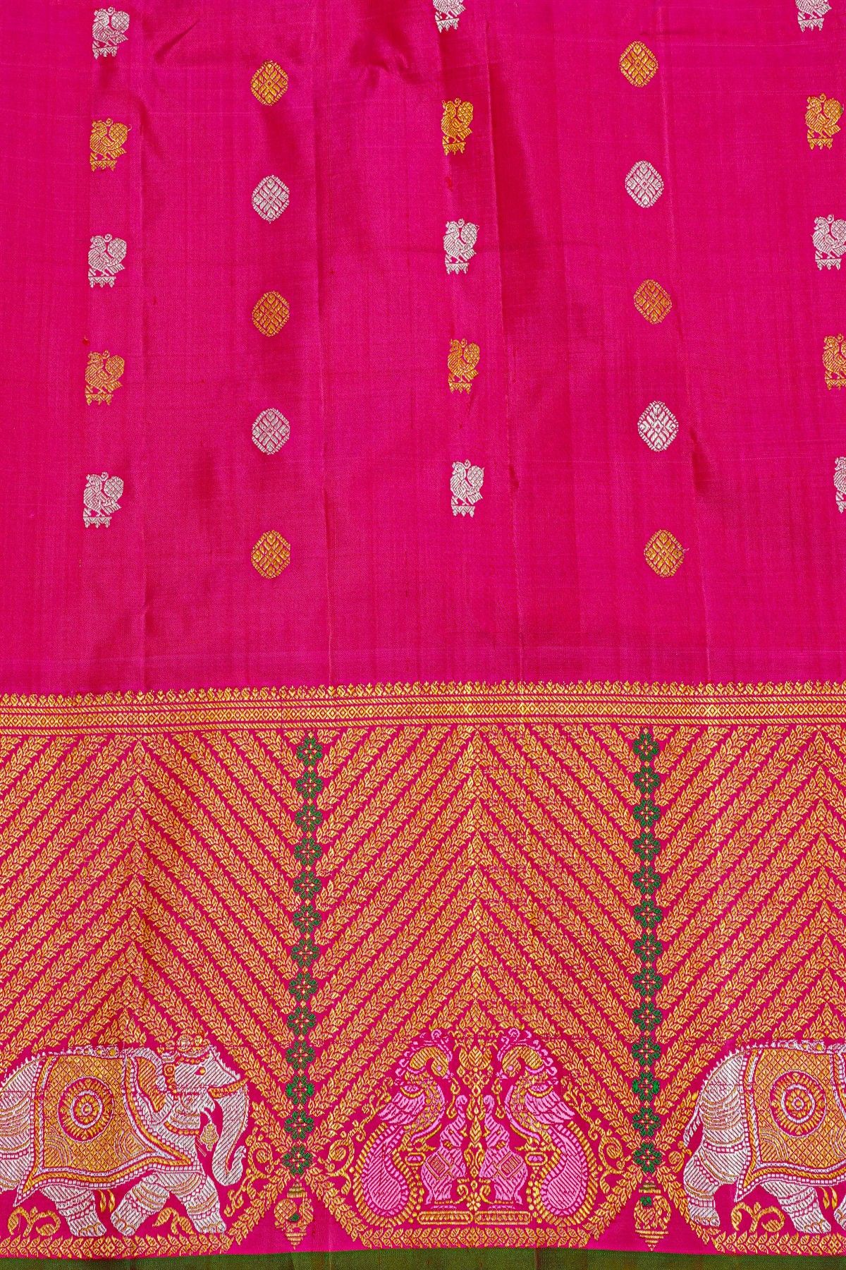 Gadwal Silk Lavender Saree
