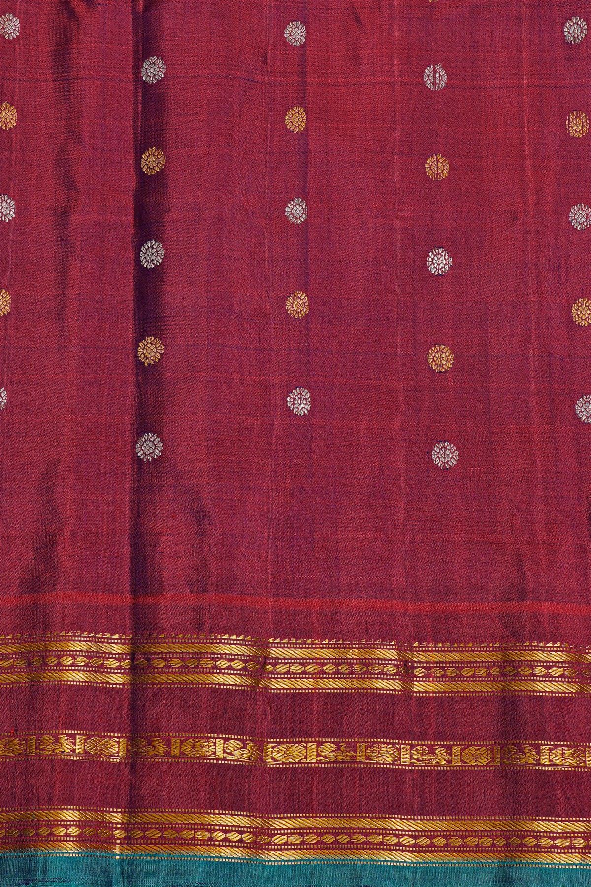 Gadwal Silk Lavender Saree