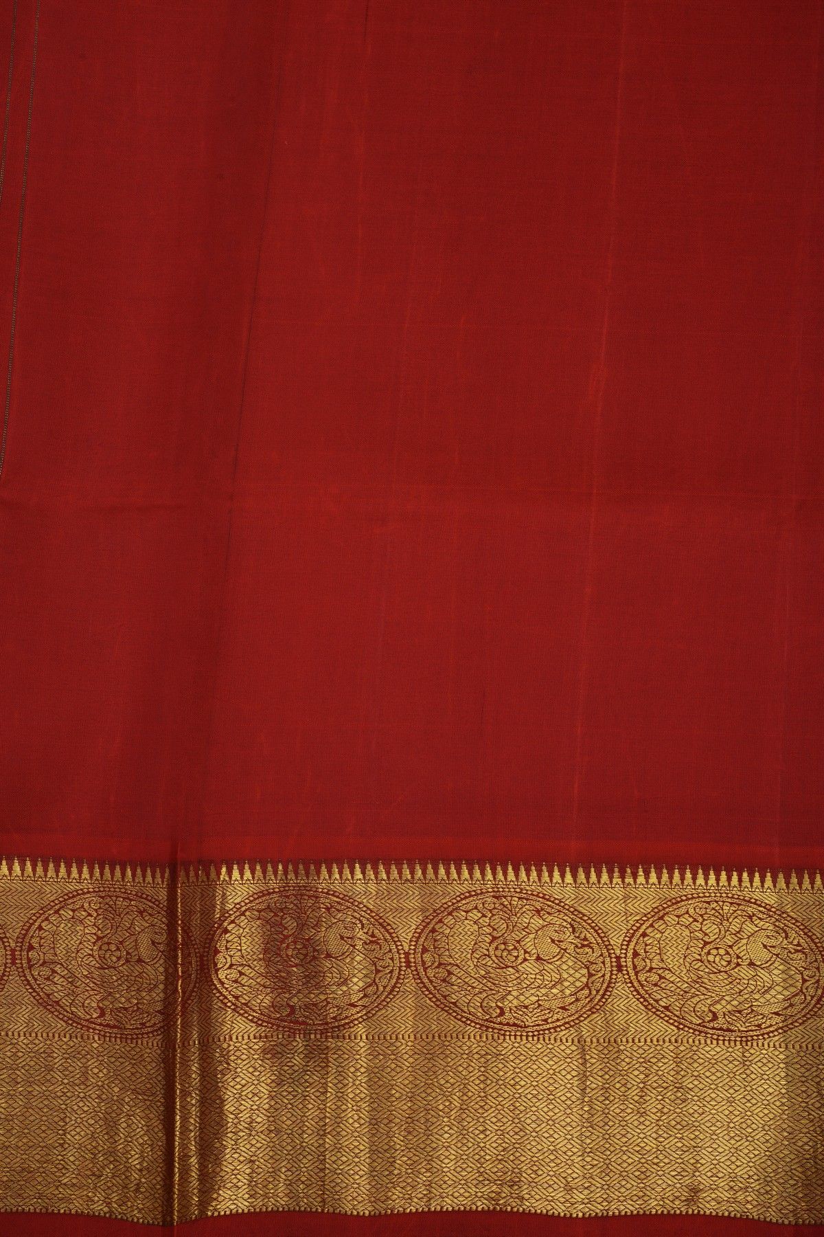 Kalamkari Silk Mustard Saree