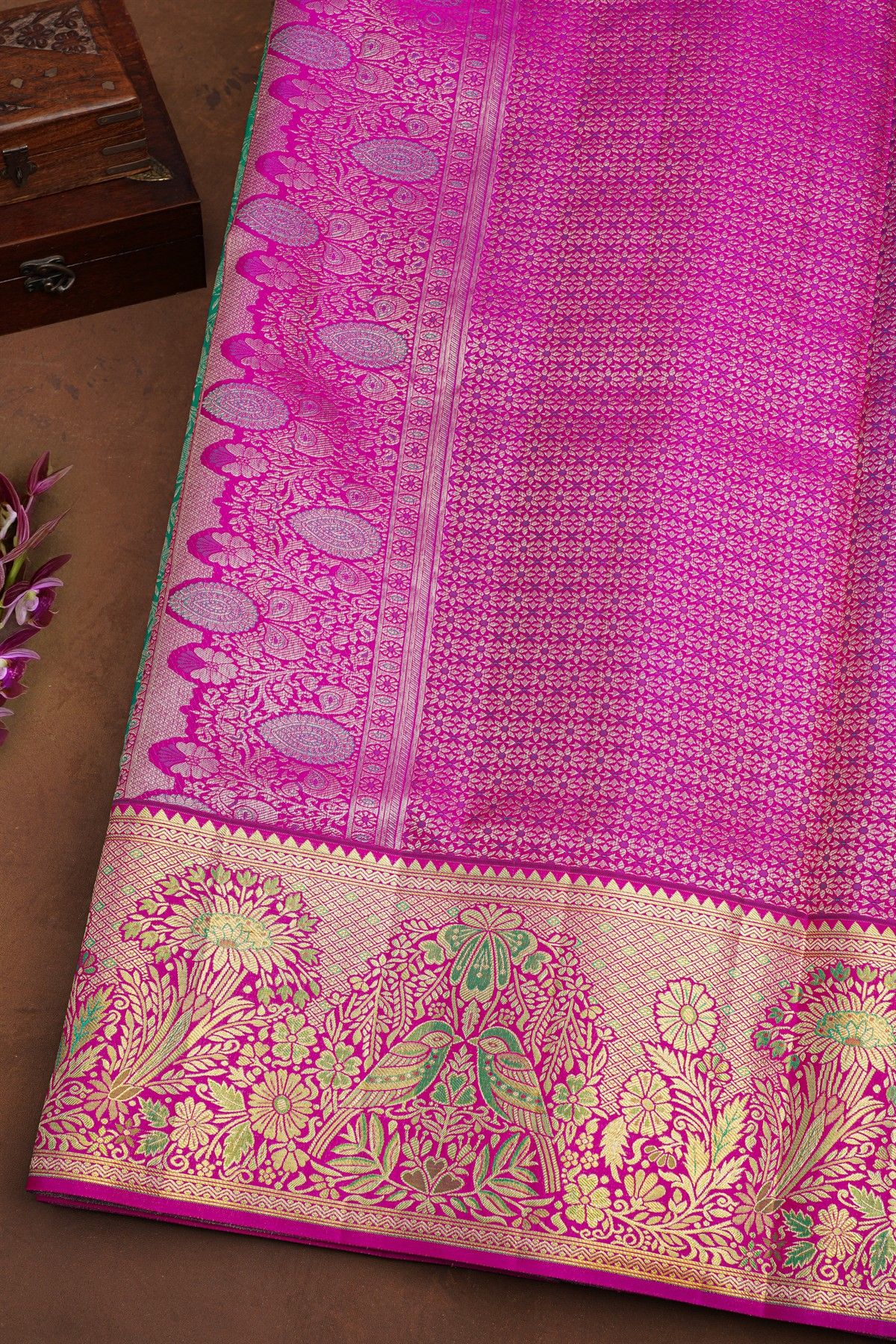 Kancheepuram Silk Light Green Saree