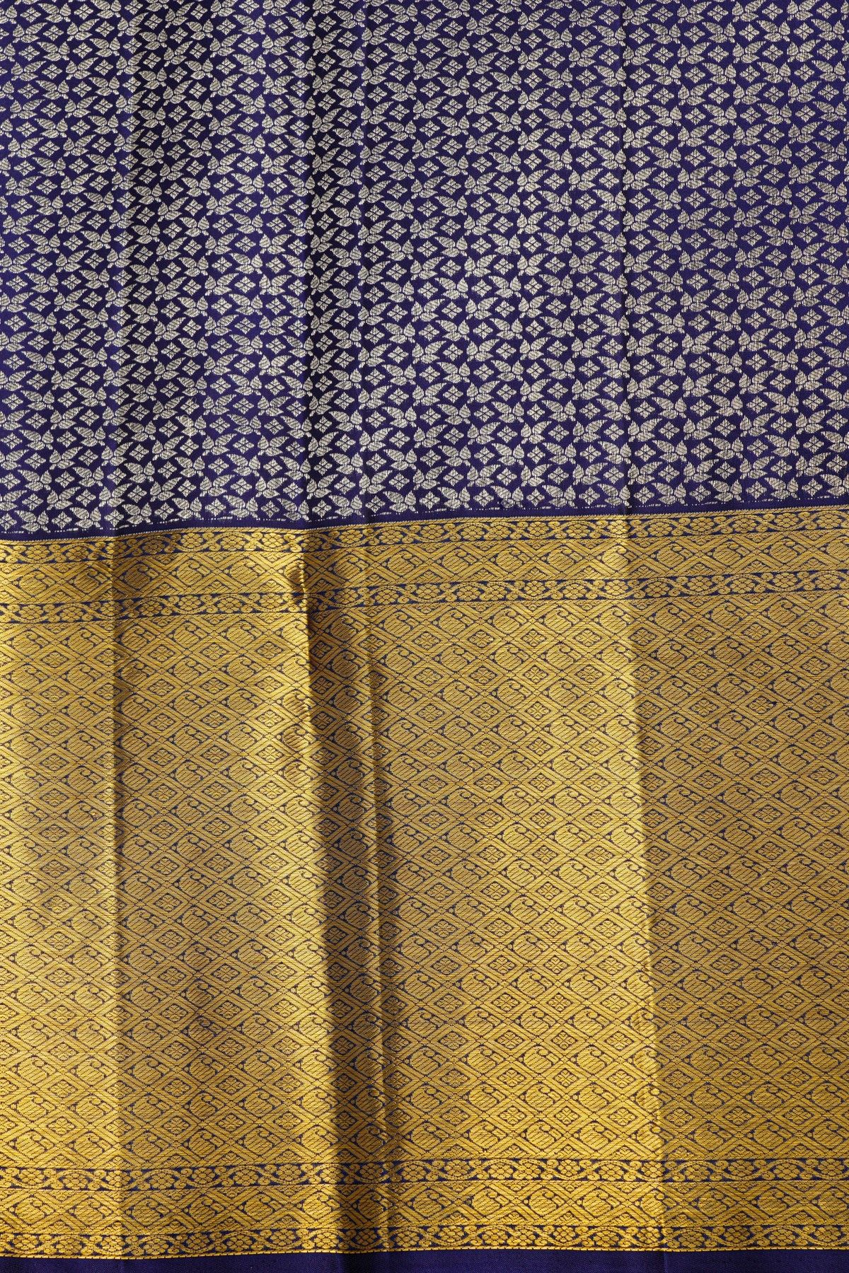 Kancheepuram Silk Royal Blue Saree