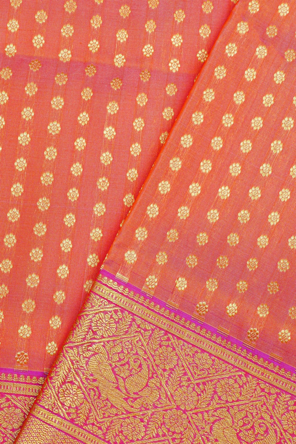 Venkatagiri Silk Dual colour Saree