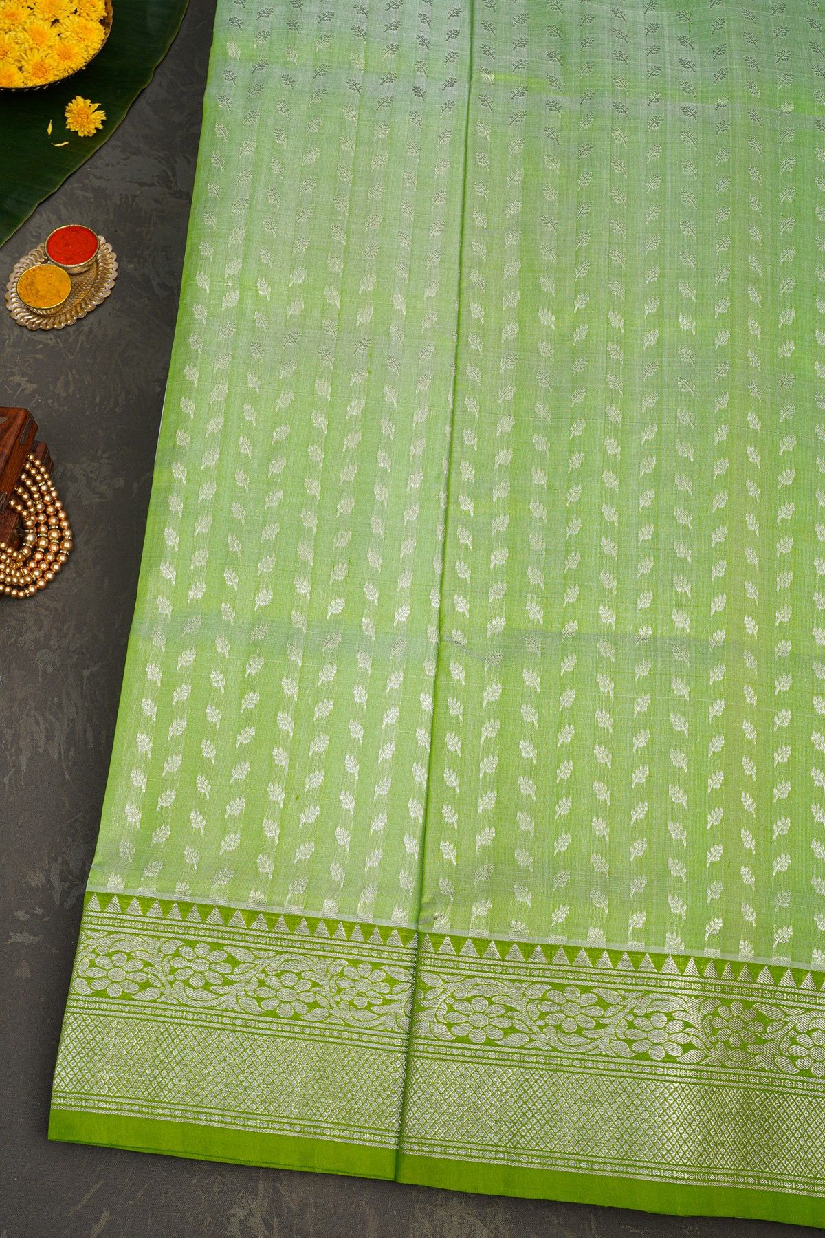 Venkatagiri Silk Dual Colour Saree