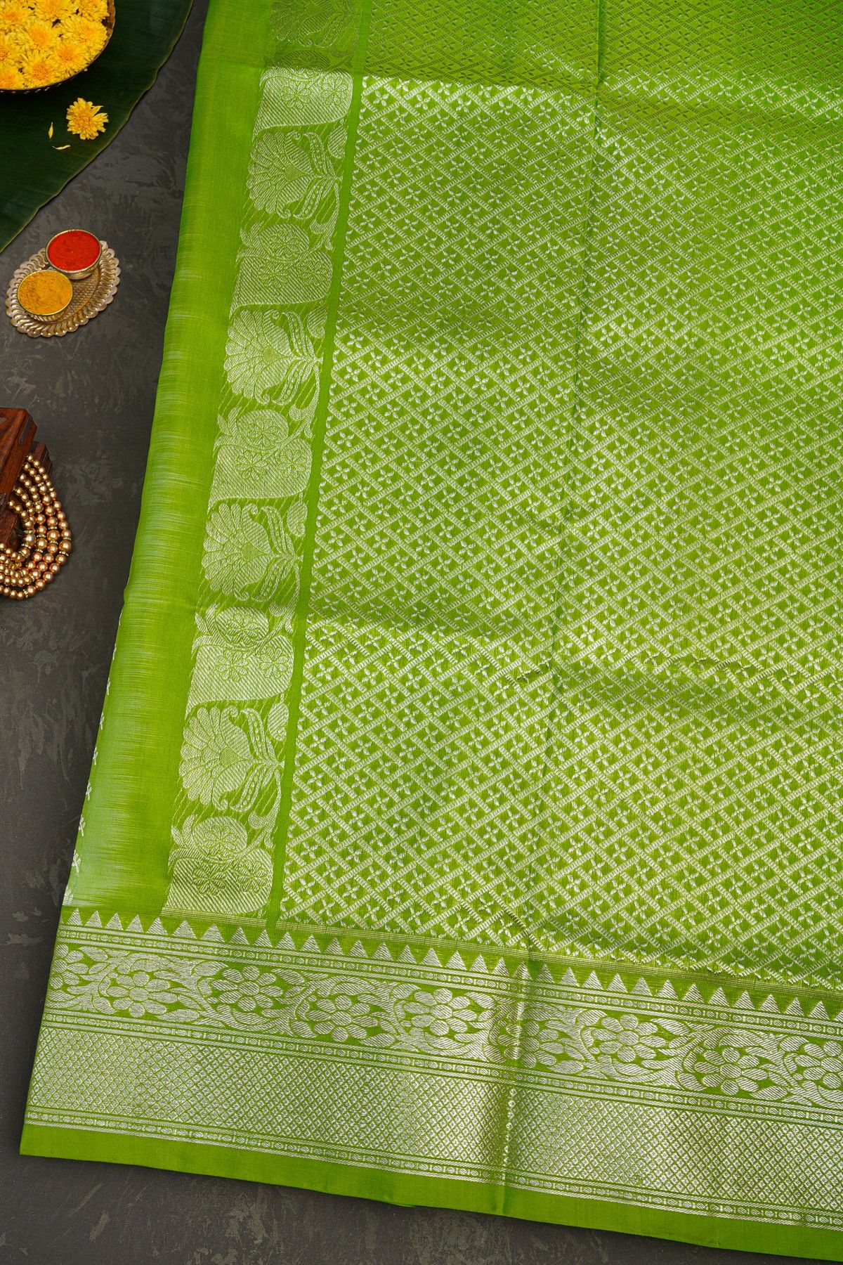 Venkatagiri Silk Dual Colour Saree
