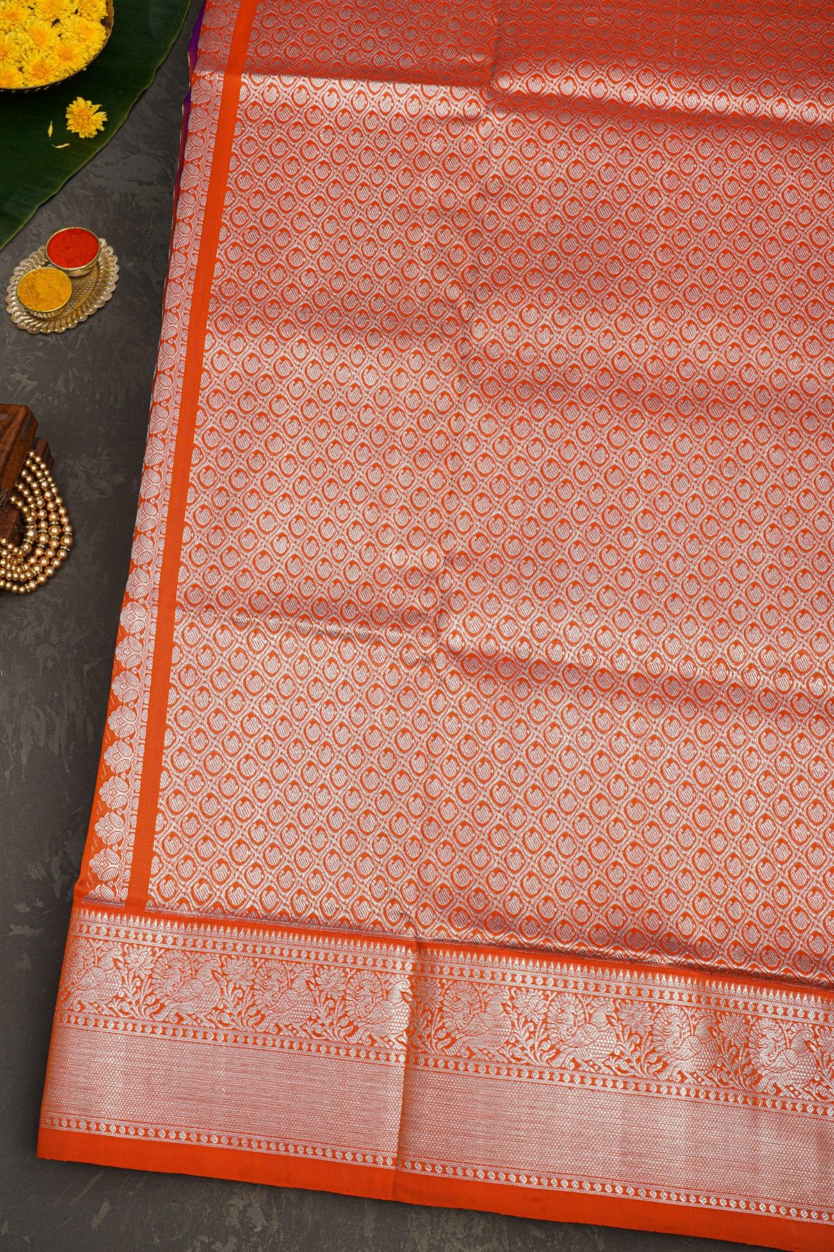 Venkatagiri Silk Dual Colour Saree